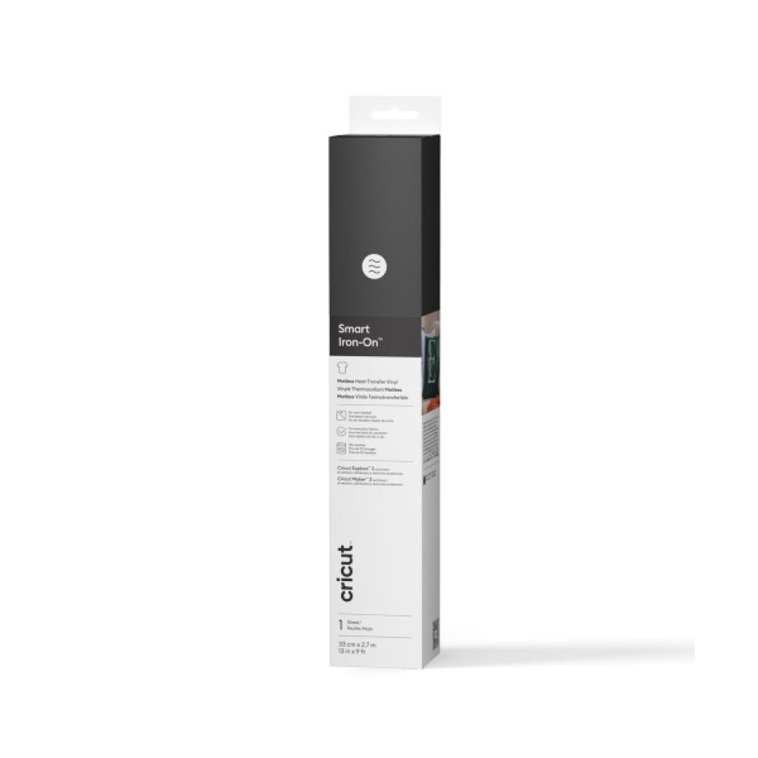 Cricut · Vinilo Termotransferencia · Rollo 1 hoja · Transferencia térmica