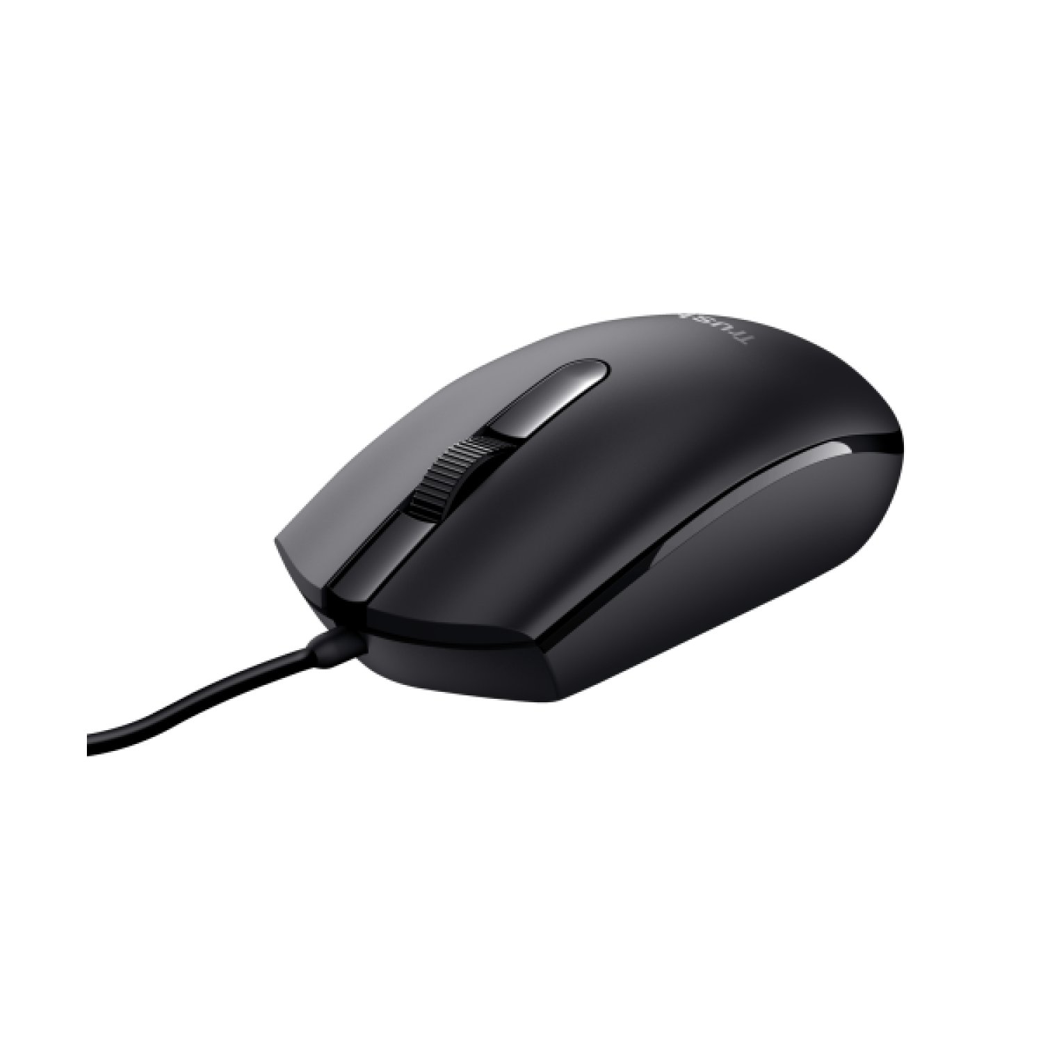 Trust Basi · Ratón Ambidextro Oficina · USB Óptico · 1200 DPI