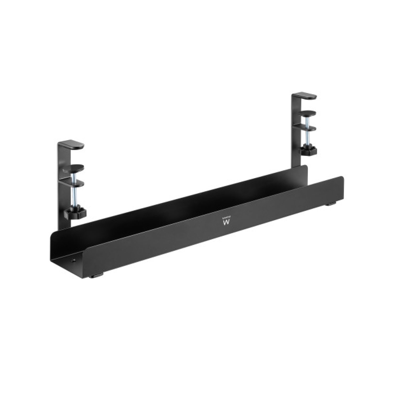 Ewent EW1548 · Organizador de Cables Escritorio · Bandeja Gestión Cables · Negro