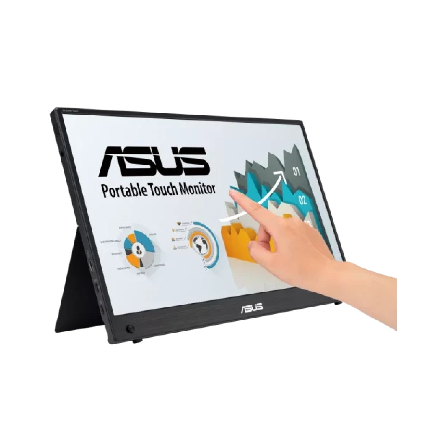 ASUS ZenScreen MB16AMTR · Pantalla portátil 15,6" · Full HD 1920x1080 · Táctil · USB-C