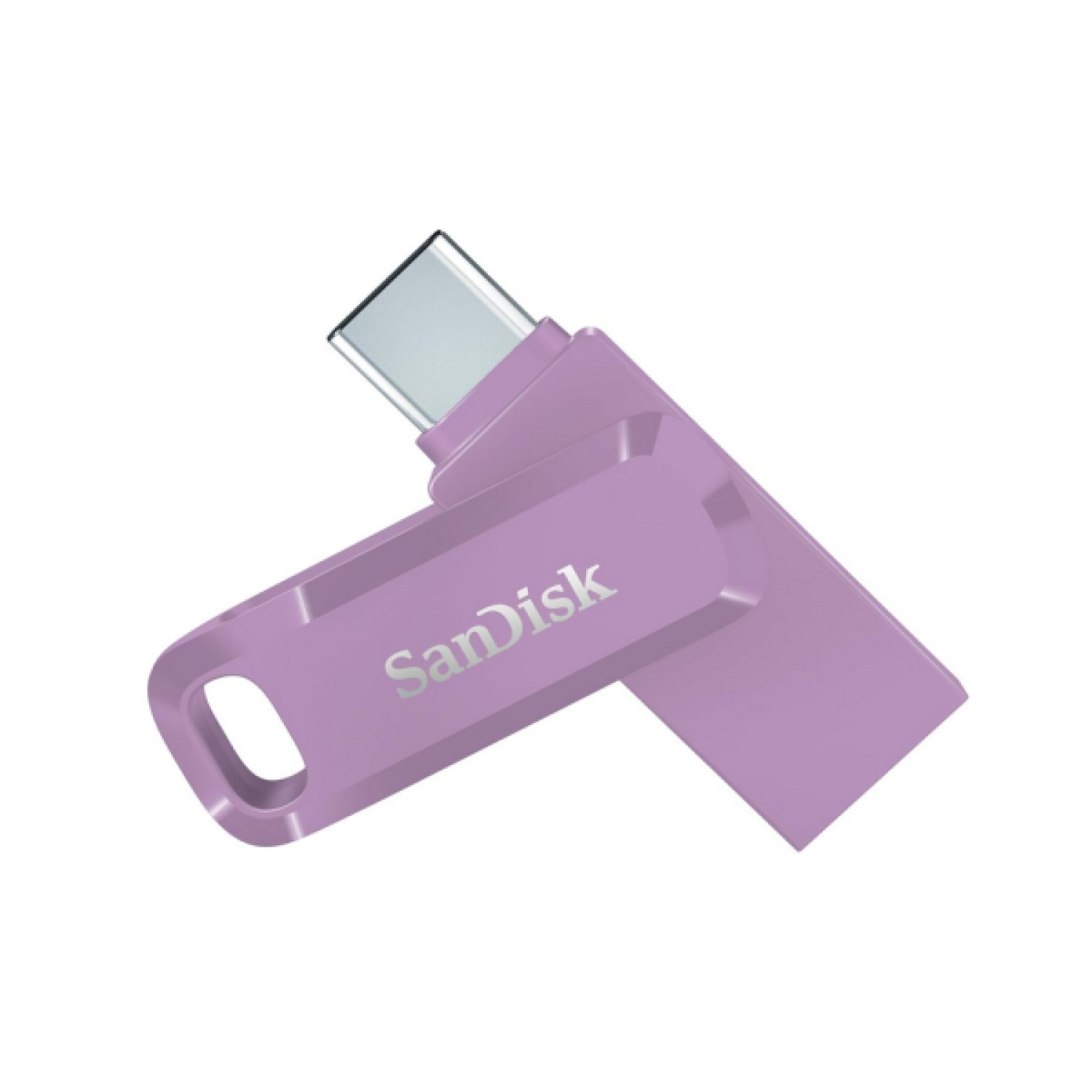SanDisk Ultra Dual Drive Go · 128GB · USB Type-A/Type-C · USB 3.2 Gen 1 · Lavanda