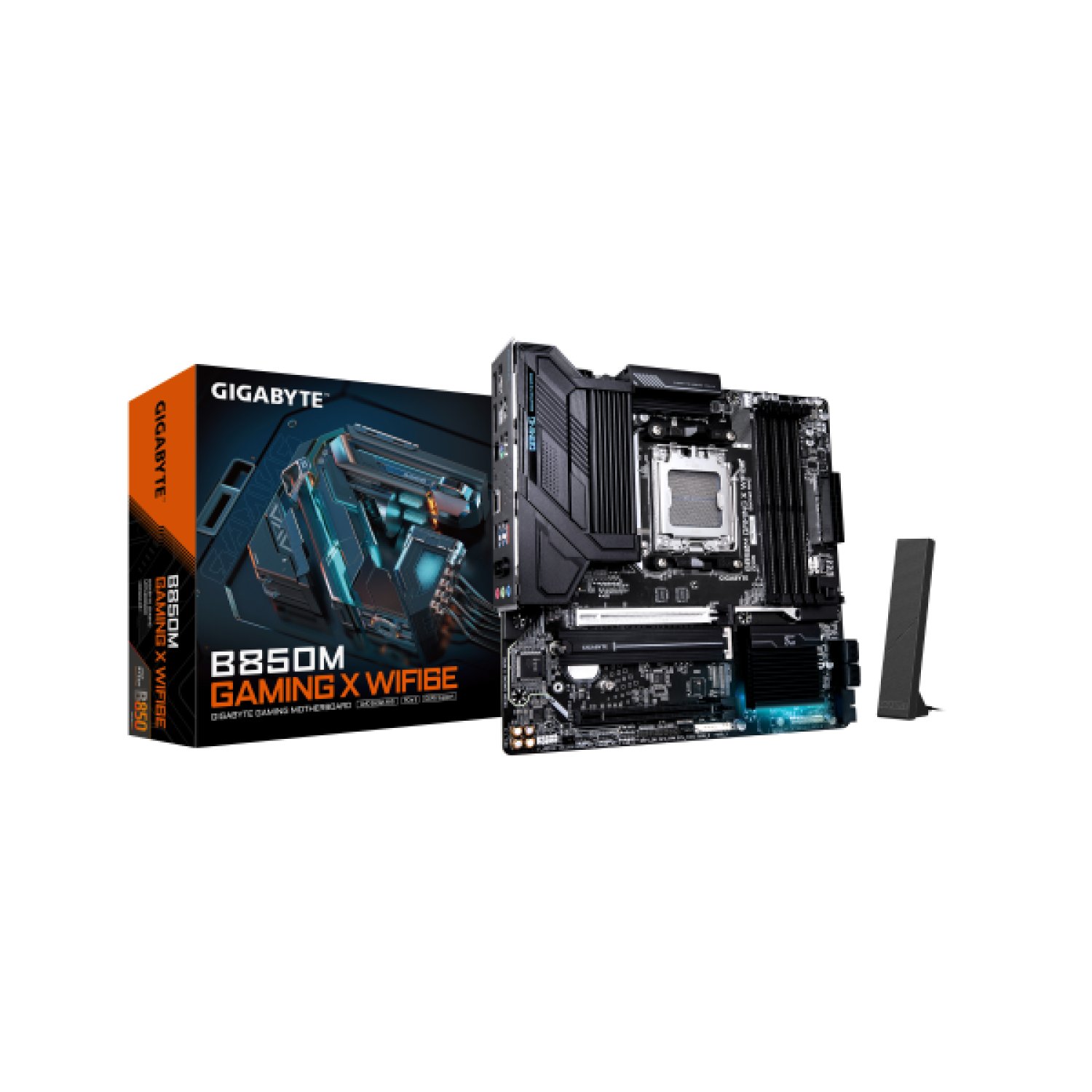 Gigabyte B850M Gaming X · WiFi 6E · AMD Ryzen 9000 · DDR5 8200MHz · PCIe 5.0
