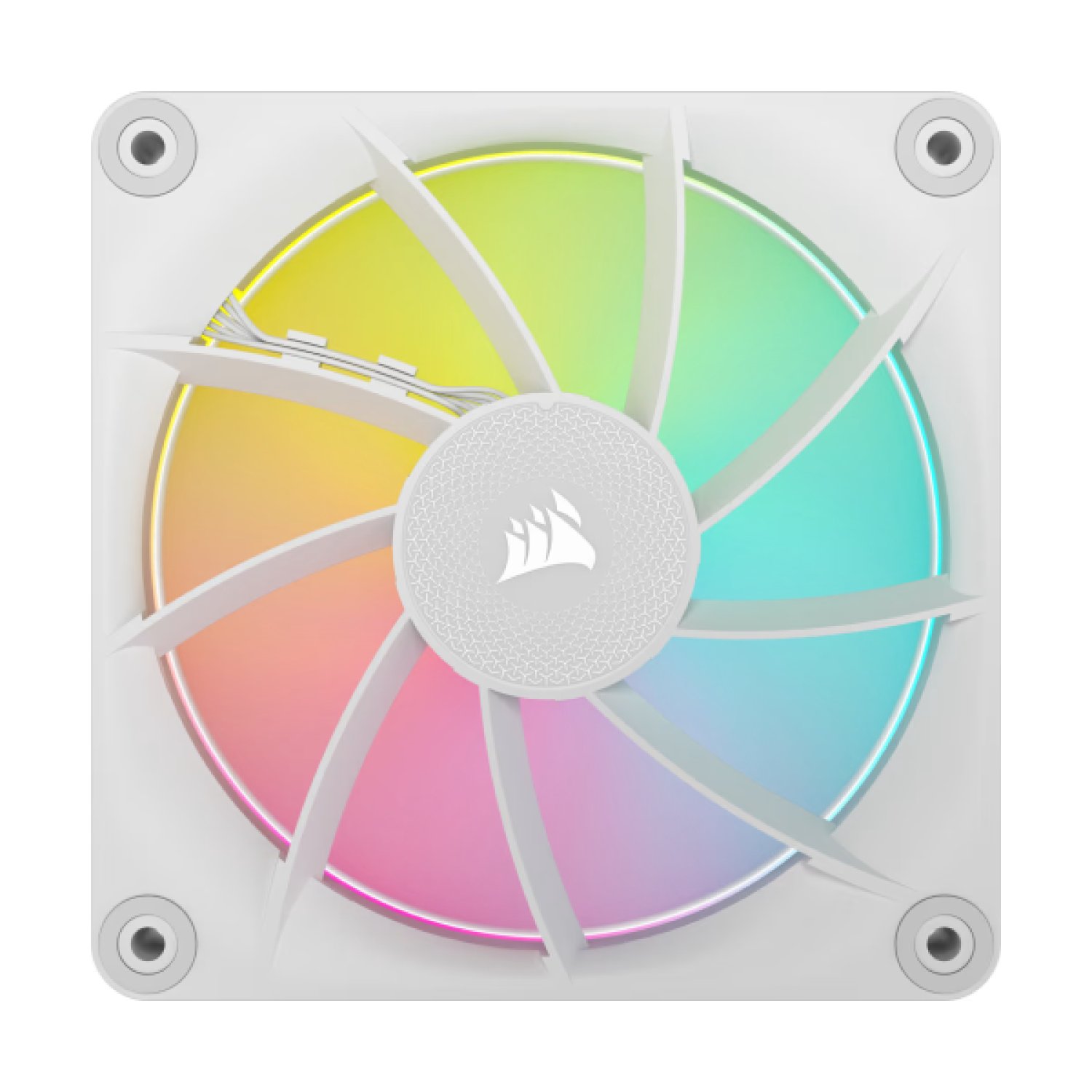 Corsair iCUE Link LX120 · Ventilador RGB 120mm · Blanco · 1 Unidad