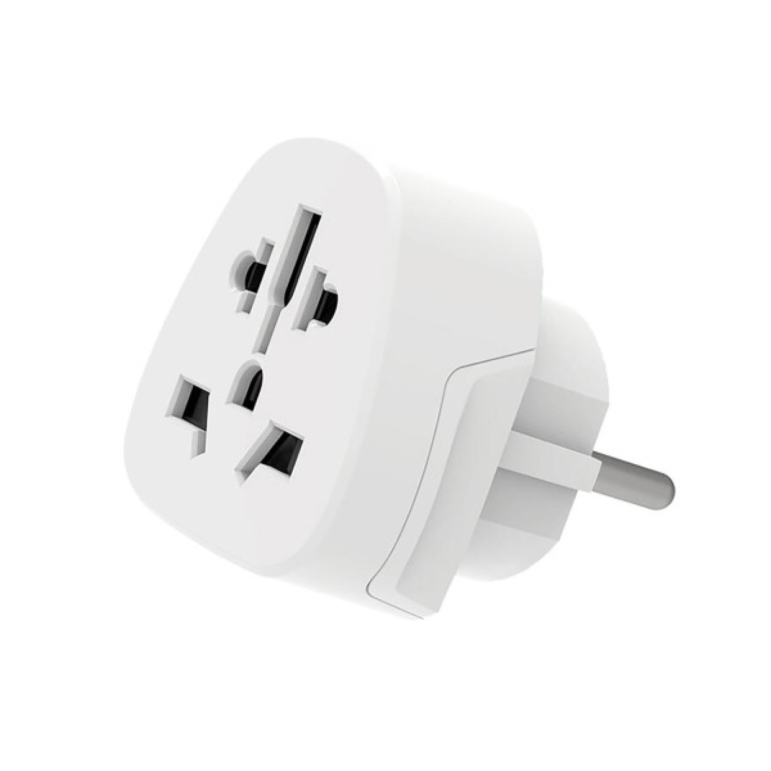 Ewent EW1480 · Adaptador Enchufe Universal · Blanco
