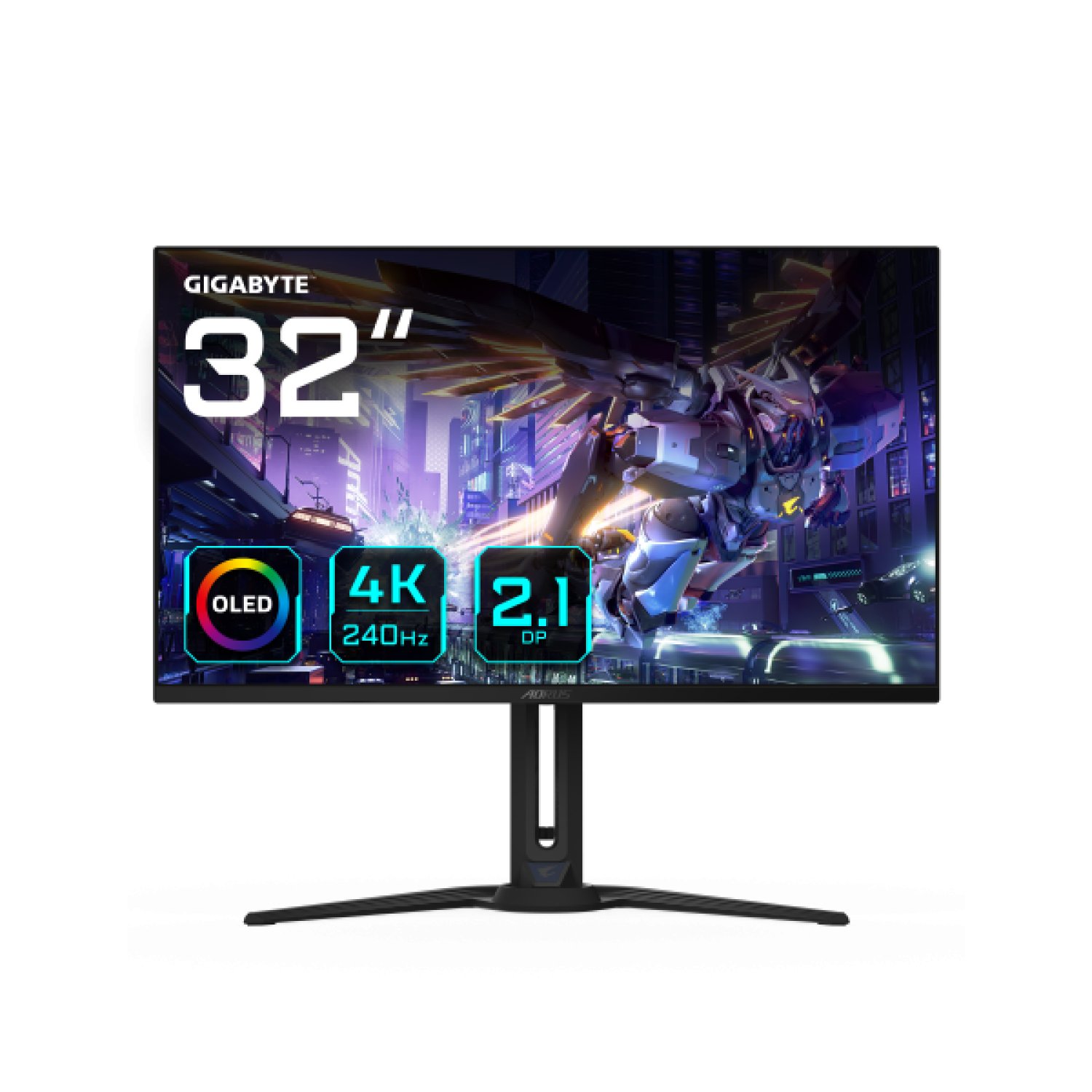 GIGABYTE AORUS FO32U2P · Monitor 31,5" 4K OLED · 3840x2160 · 240Hz · Negro