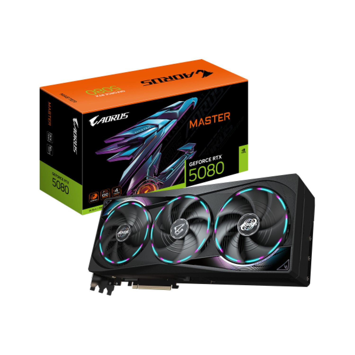 Gigabyte GeForce RTX 5080 GAMING OC · 16GB GDDR7 · 256-bit · PCI-E 5.0 · 2805MHz
