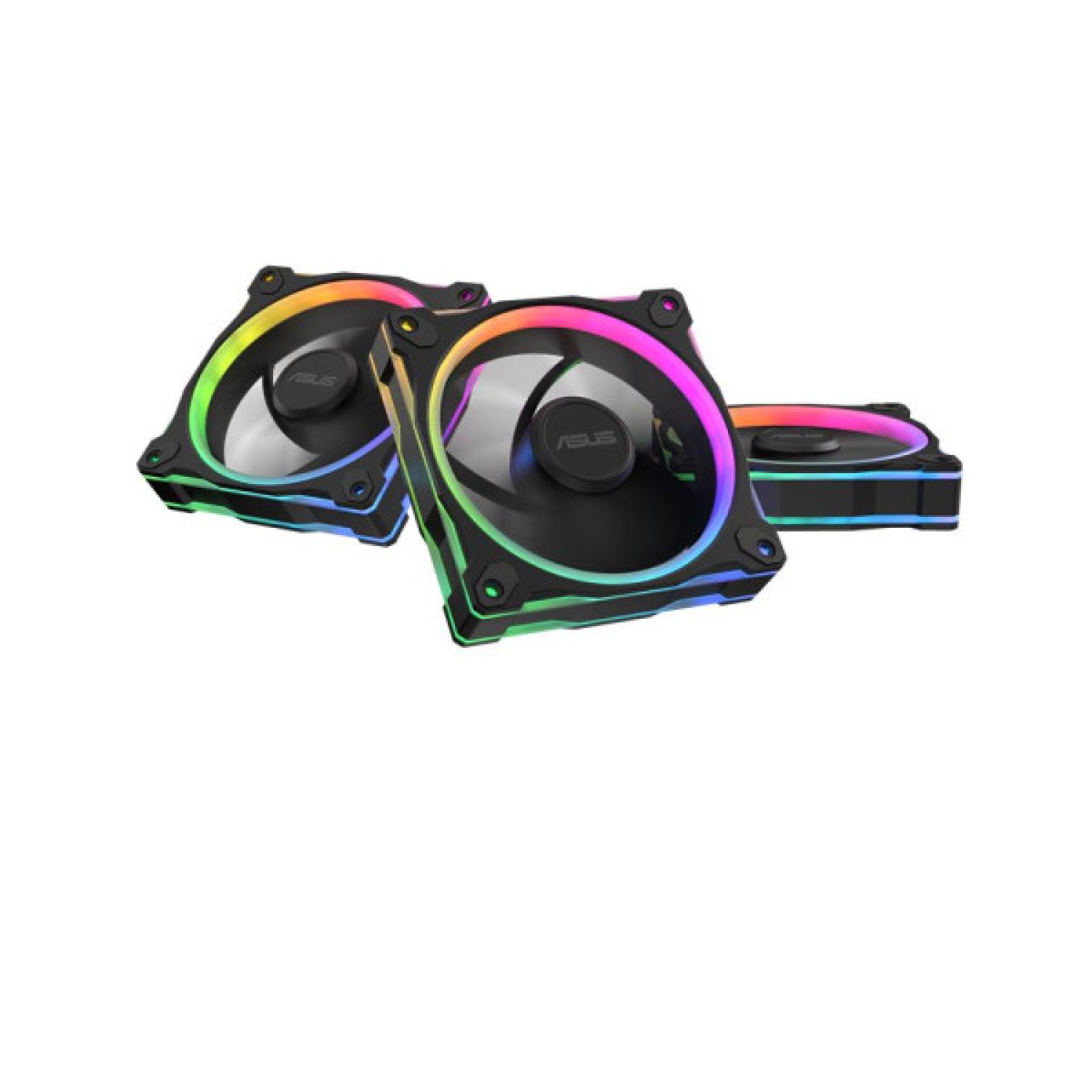 ASUS Prime MR120 ARGB · Ventilador 12cm · Reverse Black · Pack 3 unidades