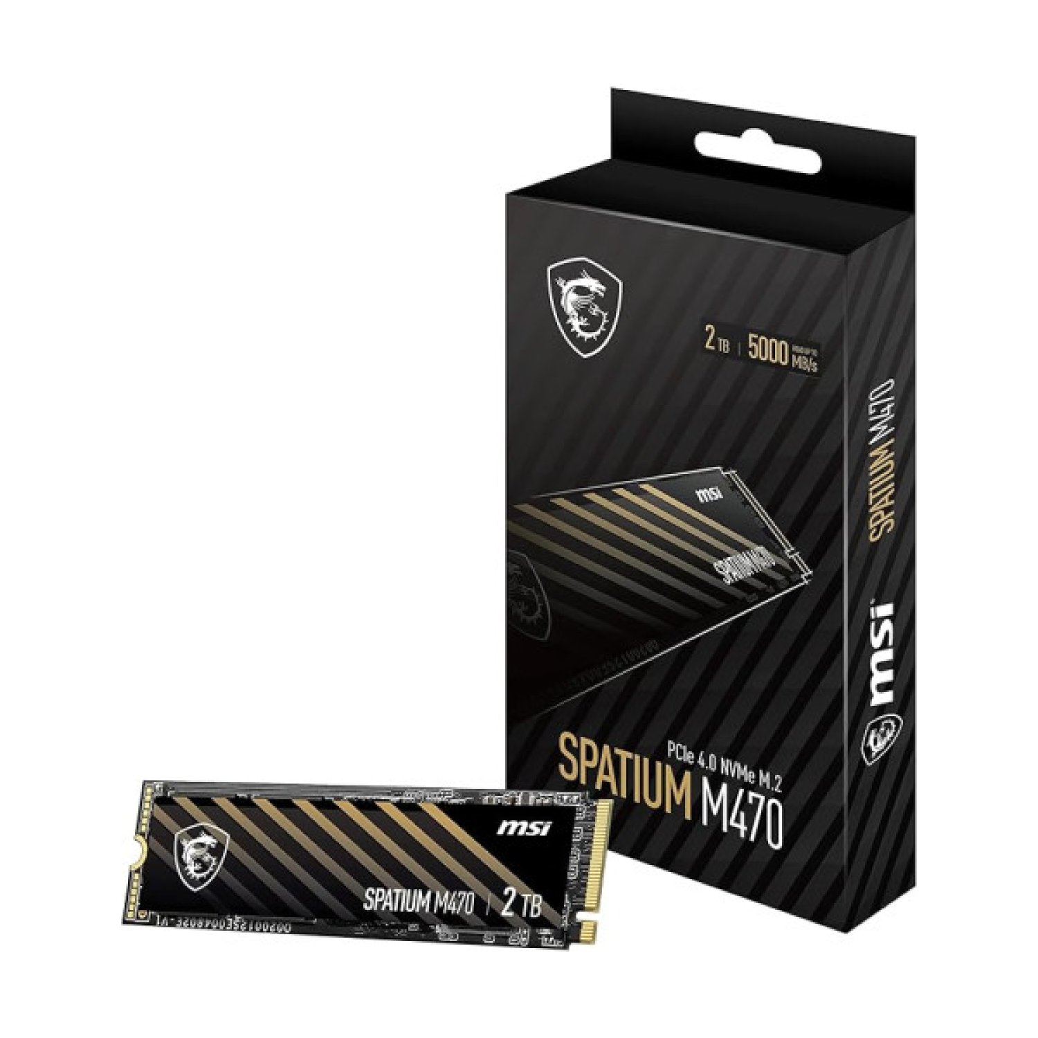 MSI Spatium M470 Pro · SSD NVMe M.2 · PCIe 4.0 · 2TB