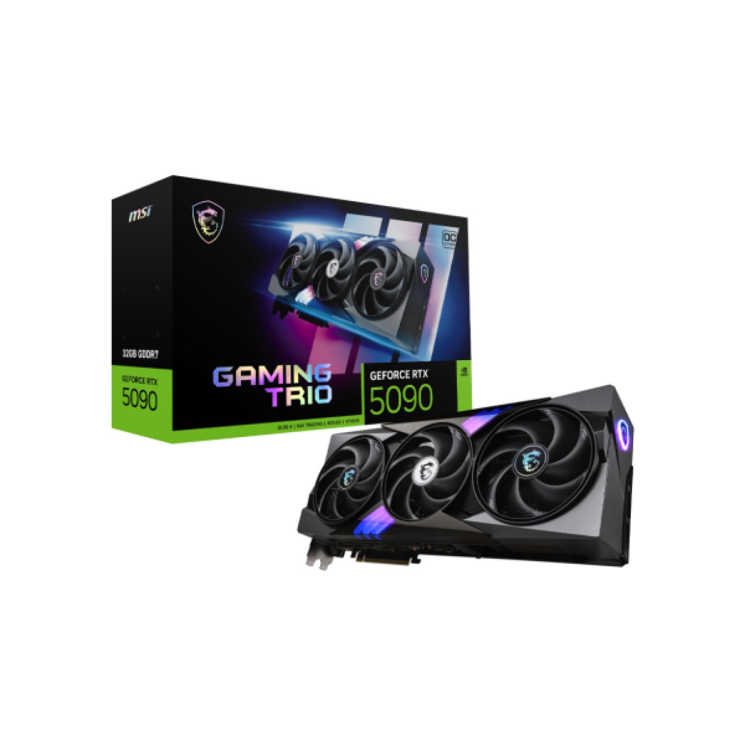 MSI Gaming GeForce RTX 5090 TRIO OC · 32GB GDDR7 · Refrigeración Triple