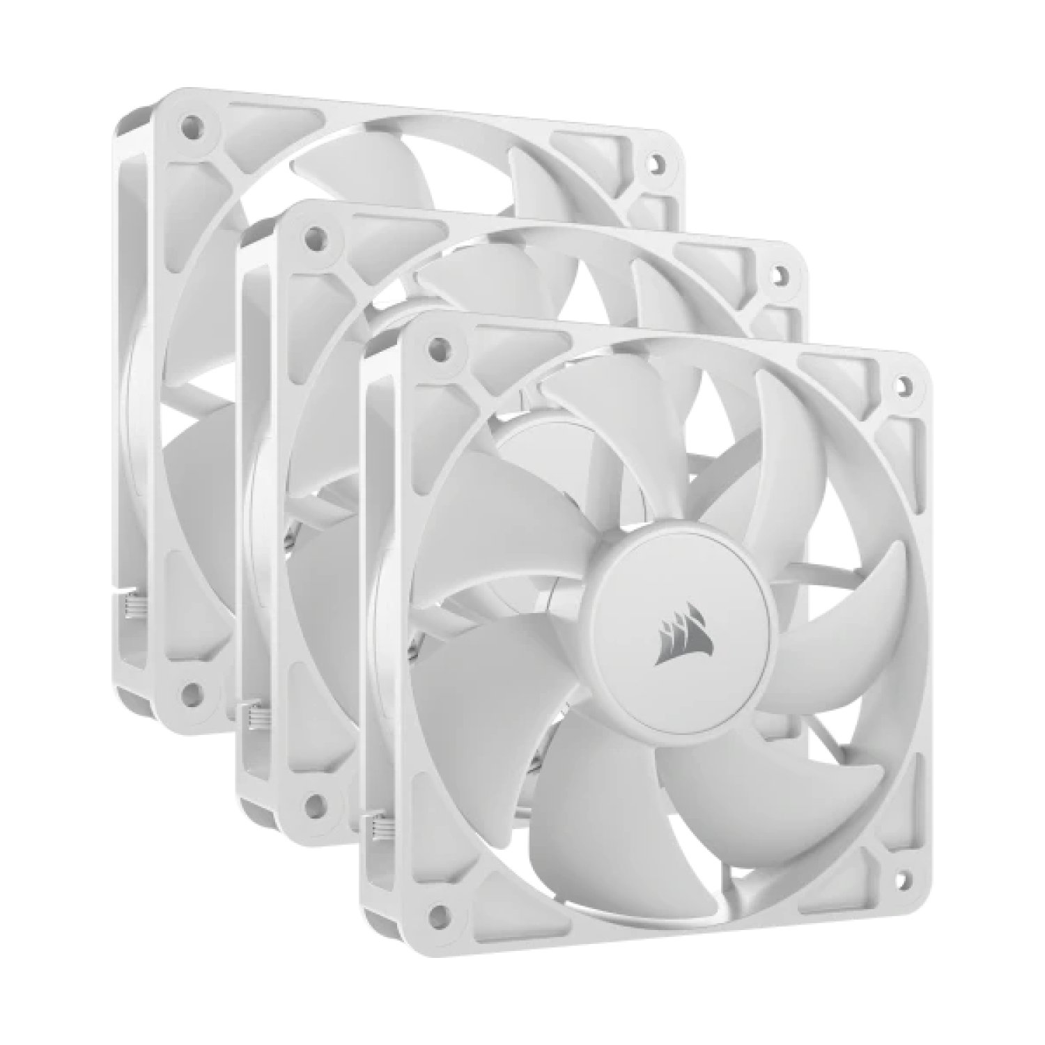 Corsair RS120 · Ventilador 12cm · Carcasa PC · Blanco · Pack 3 unidades