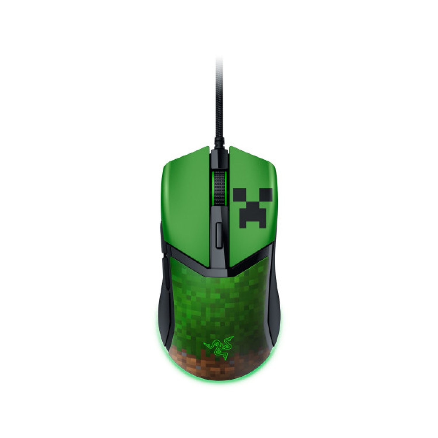 Razer Cobra Minecraft Edition · Ratón Gaming · 8.500 DPI · Sensor Focus Pro
