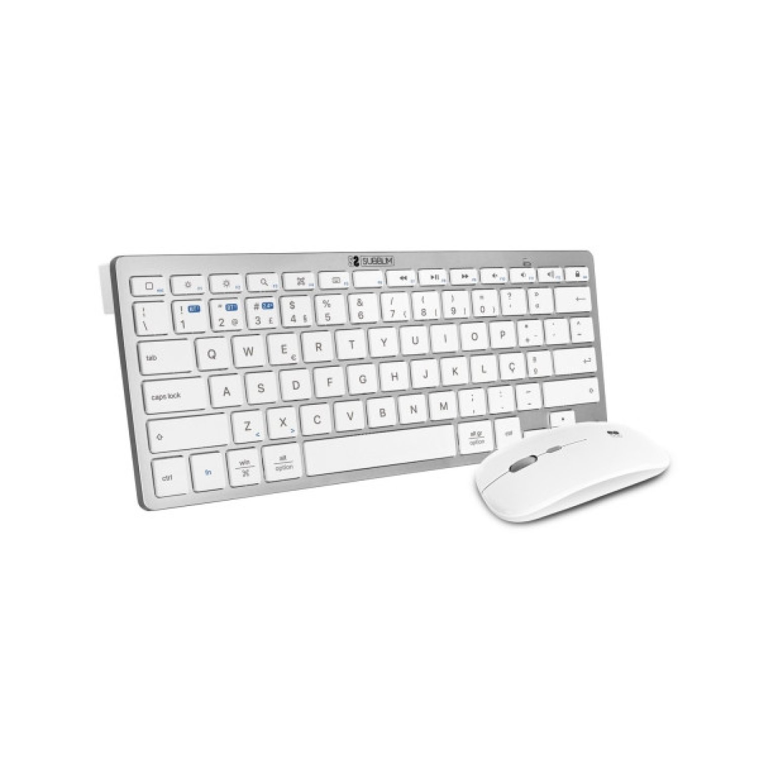 Subblim Combo Multidispositivo Compacto · Silver · Teclado y Ratón