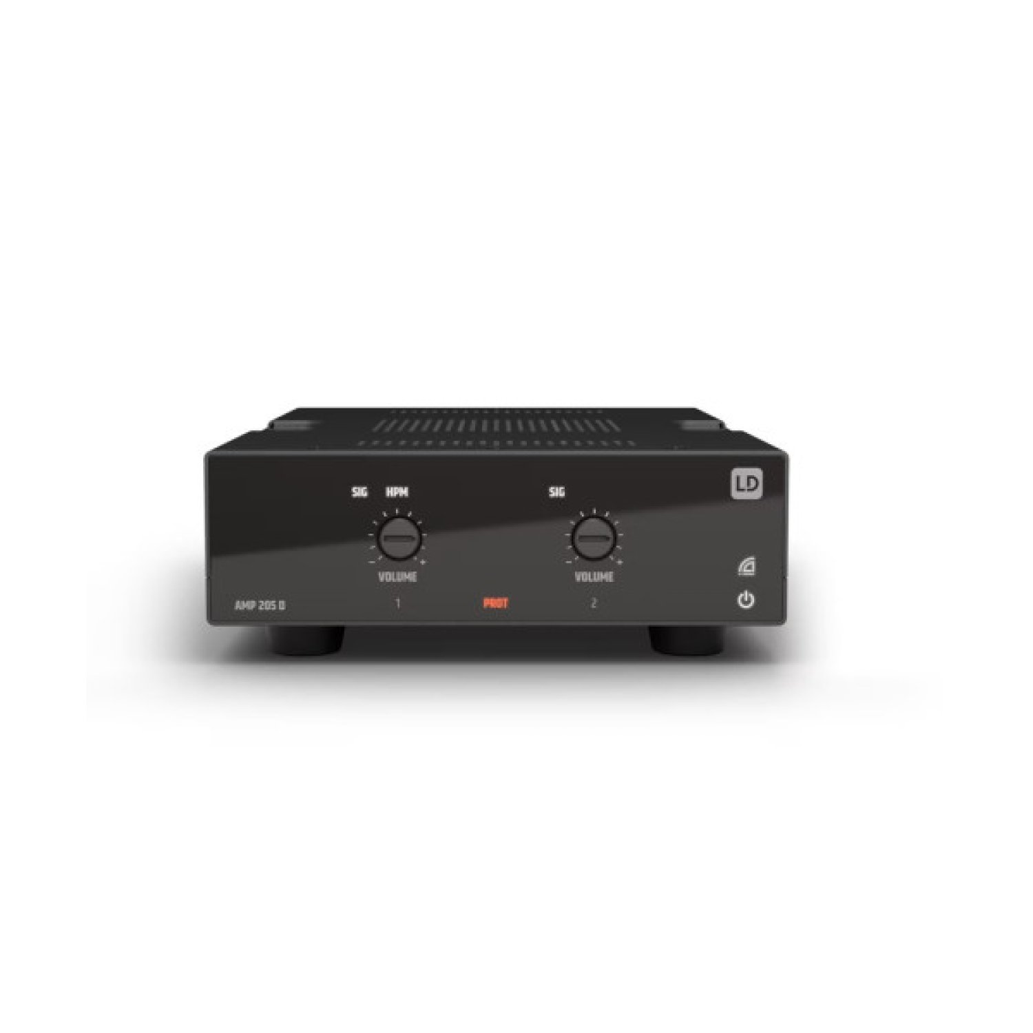 LD Systems Sound Serie Tica · Amplificador Dante · 2x50W · 4 Ohm