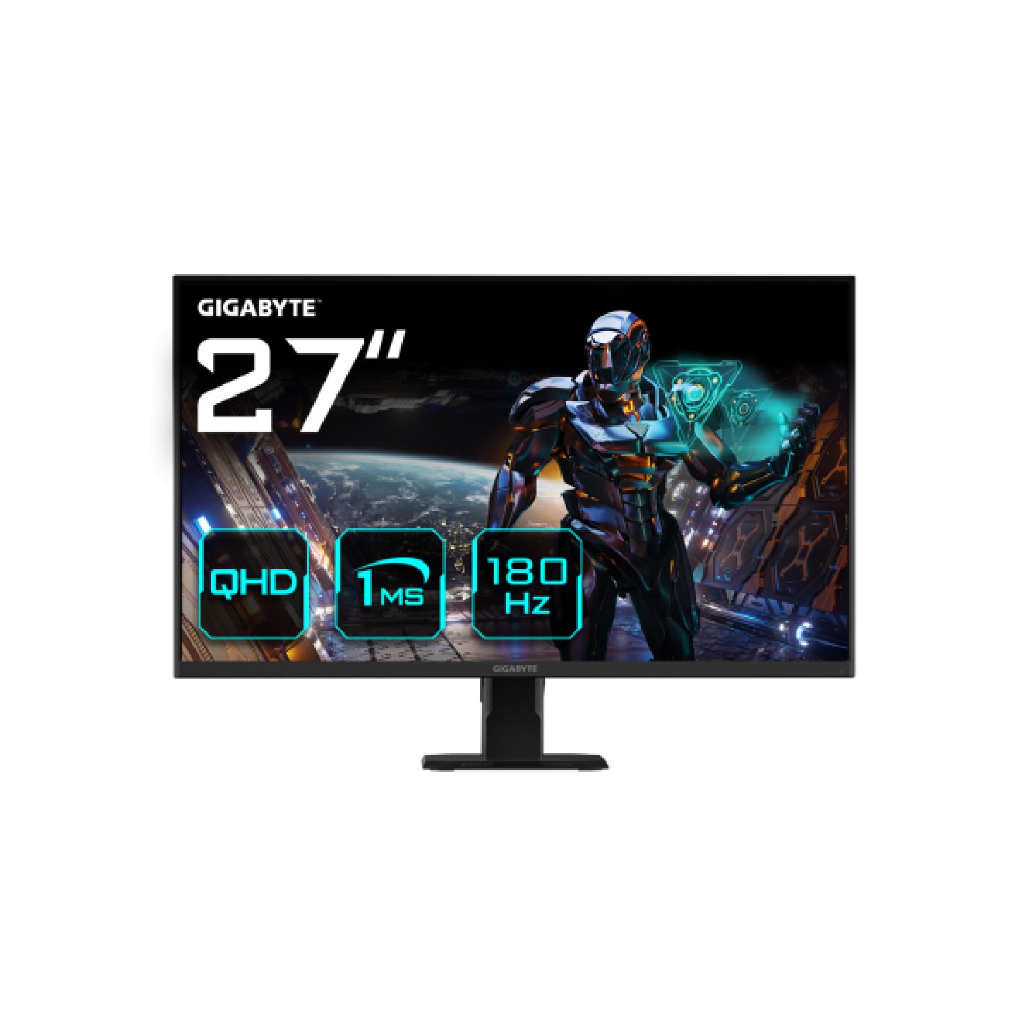 Gigabyte GS27QA · Monitor Gaming 27" QHD · 2560x1440 · 180Hz · 1ms · FreeSync · HDR
