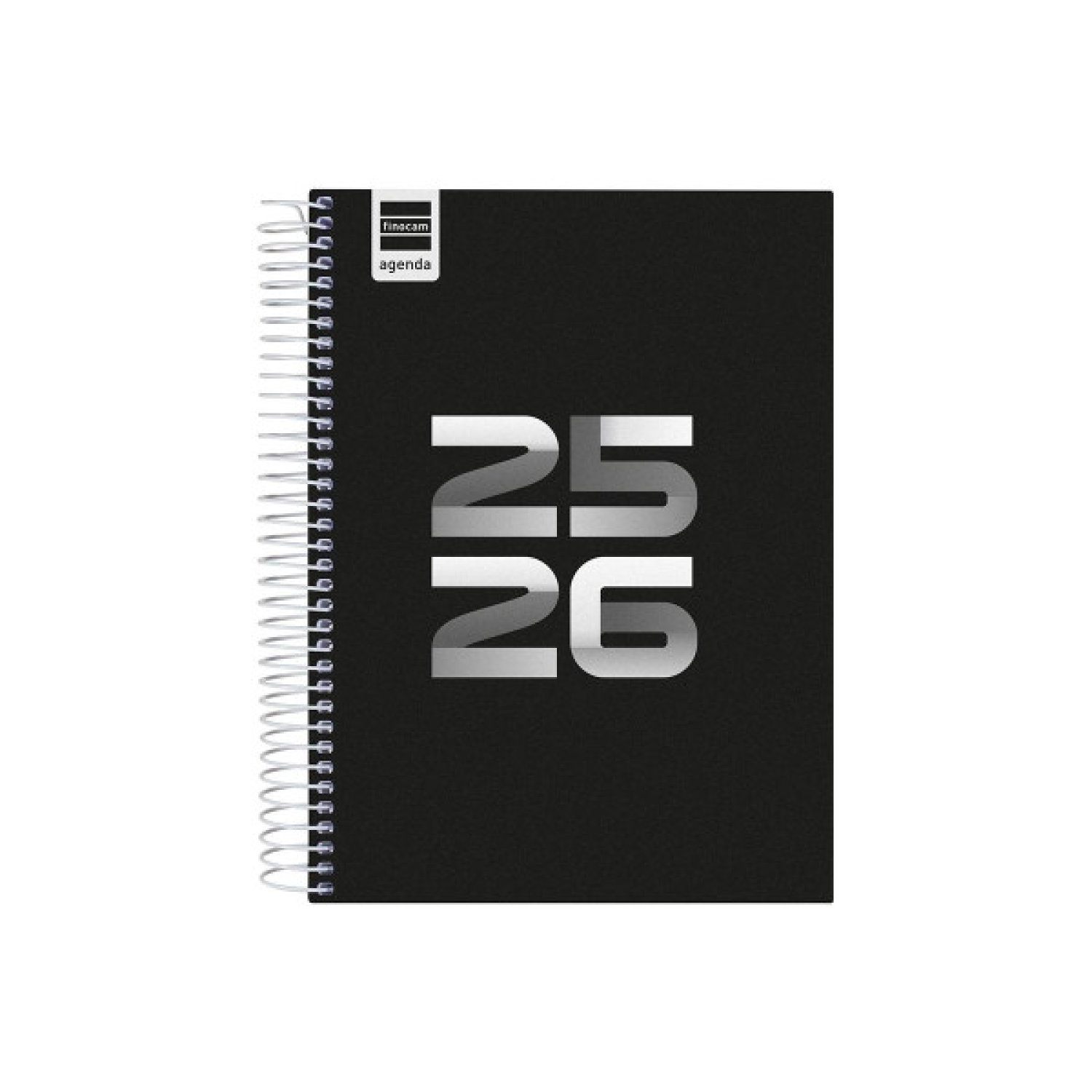 Finocam Agenda Escolar 2025-2026 · 4º Curso · 1 Día/Página · Negro