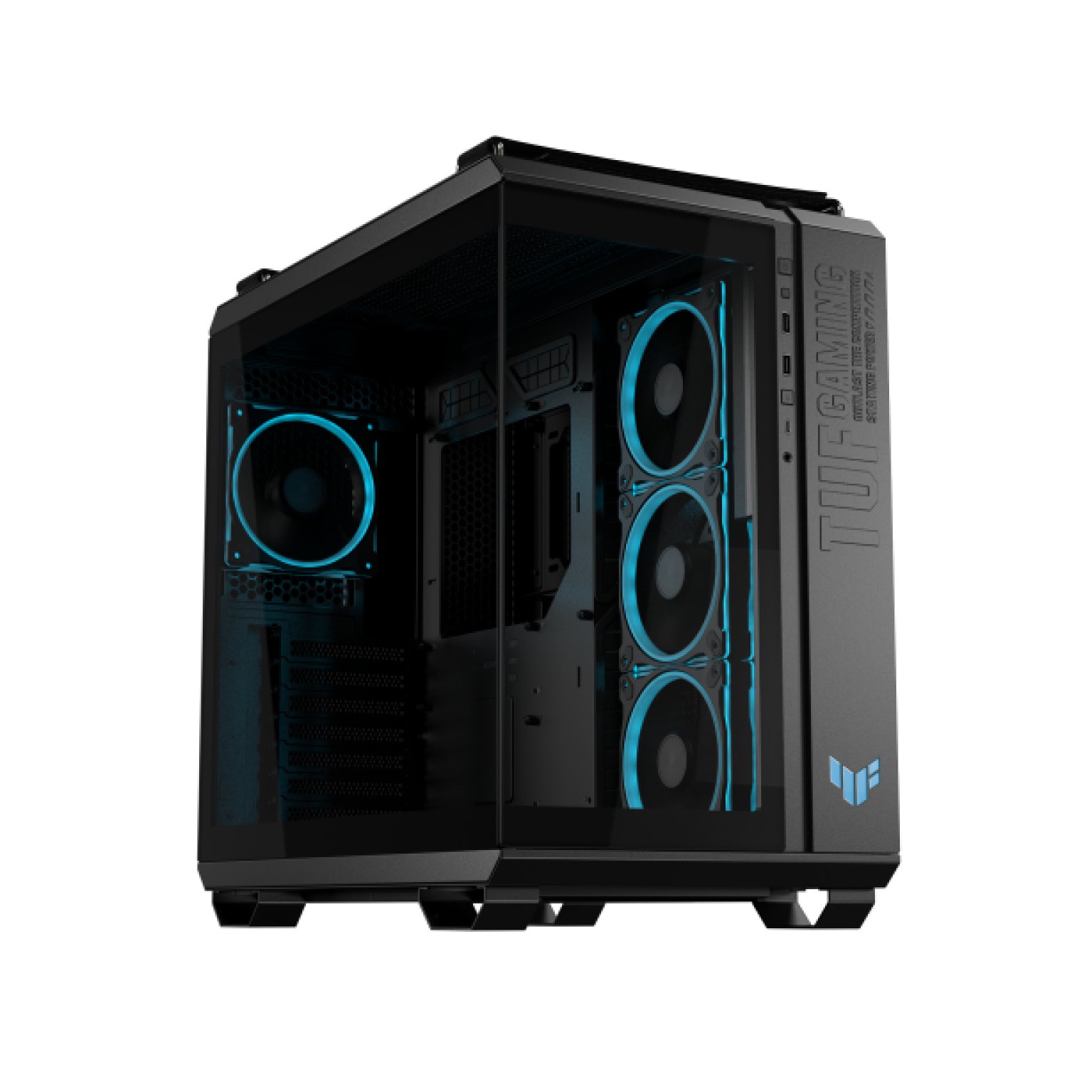 ASUS TUF Gaming GT502 Horizon · Caja Midi Tower · ARGB · Cristal Templado · Negro