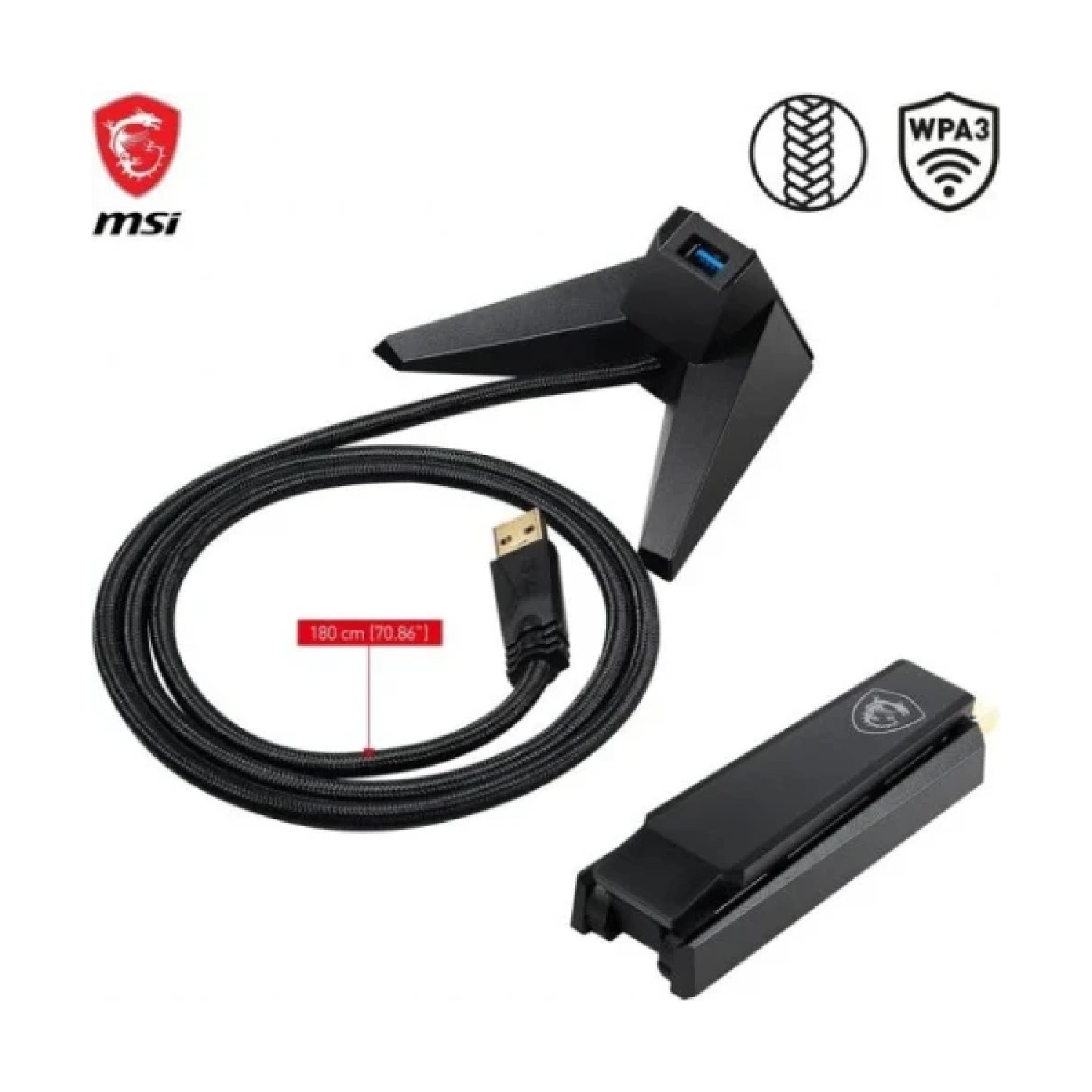 MSI · Tarjeta de Red WiFi · AX1800 · USB