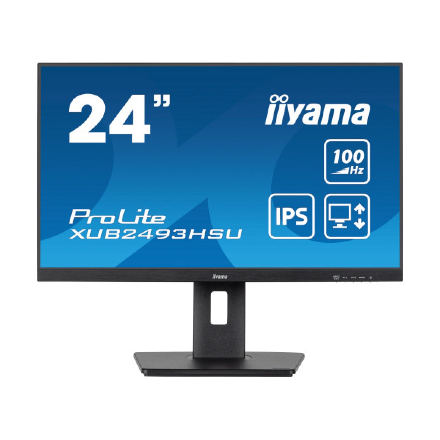Iiyama Monitor 24" · IPS · 100Hz · USB Hub · Ajustable en Altura