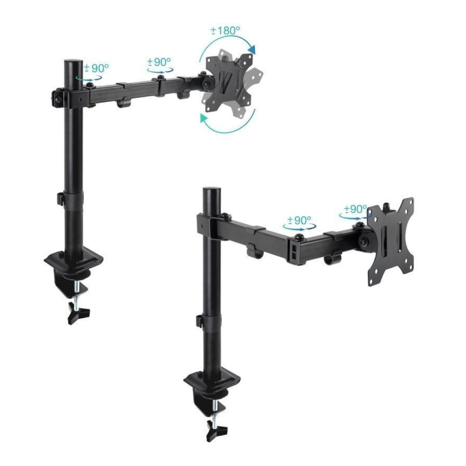 TooQ · Soporte de Mesa para Pantalla · 17"-32" · Negro