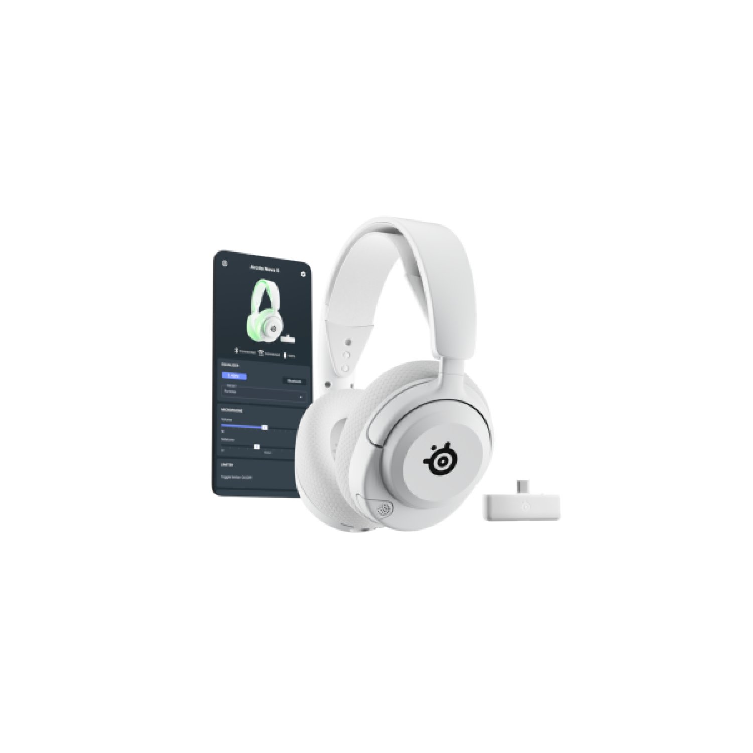 SteelSeries Arctis Nova 5X · Auriculares Inalámbricos · USB-C/Bluetooth · Blanco