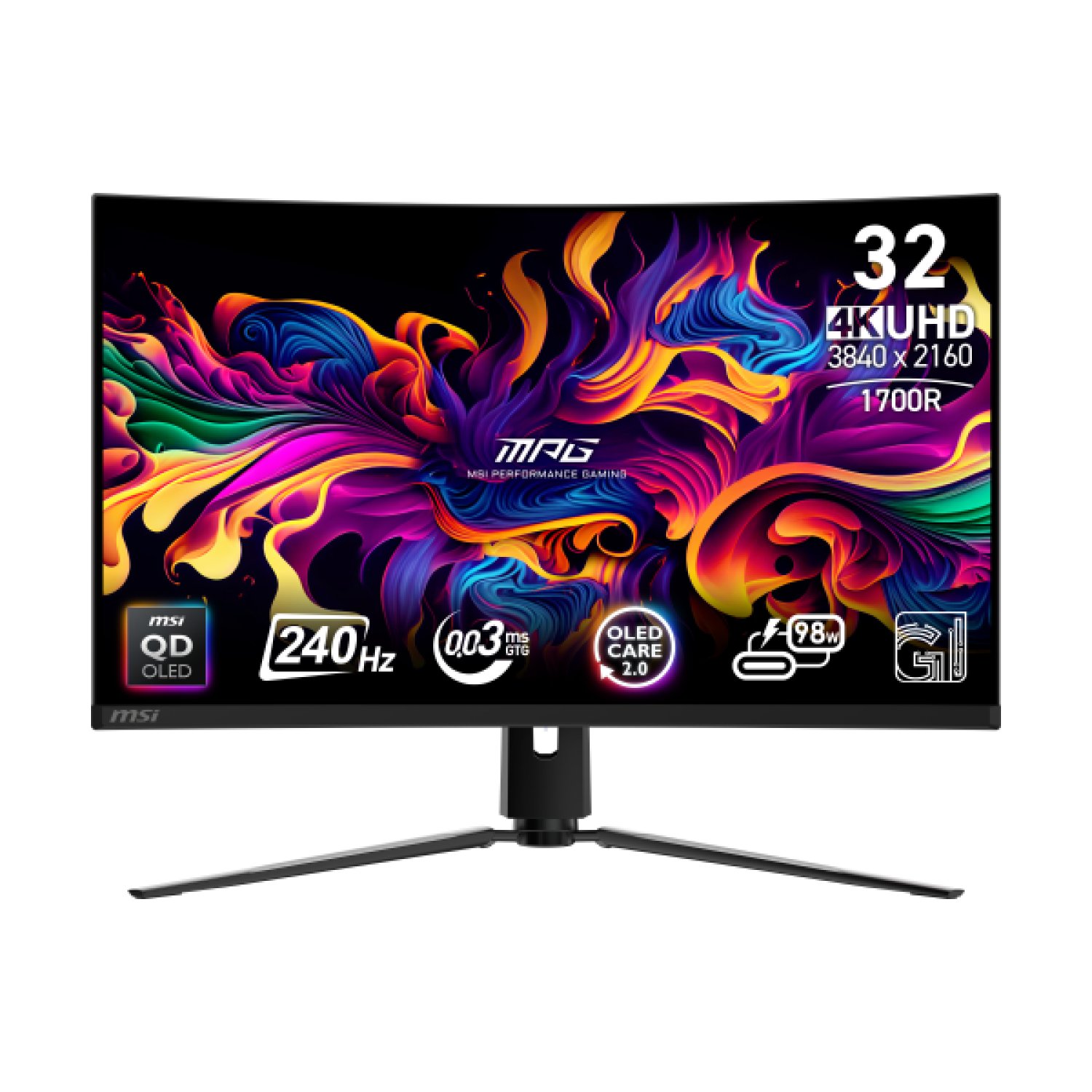 MSI MPG 321CURX QD-OLED · 31,5" · 4K Ultra HD · 3840x2160 · Panel OLED