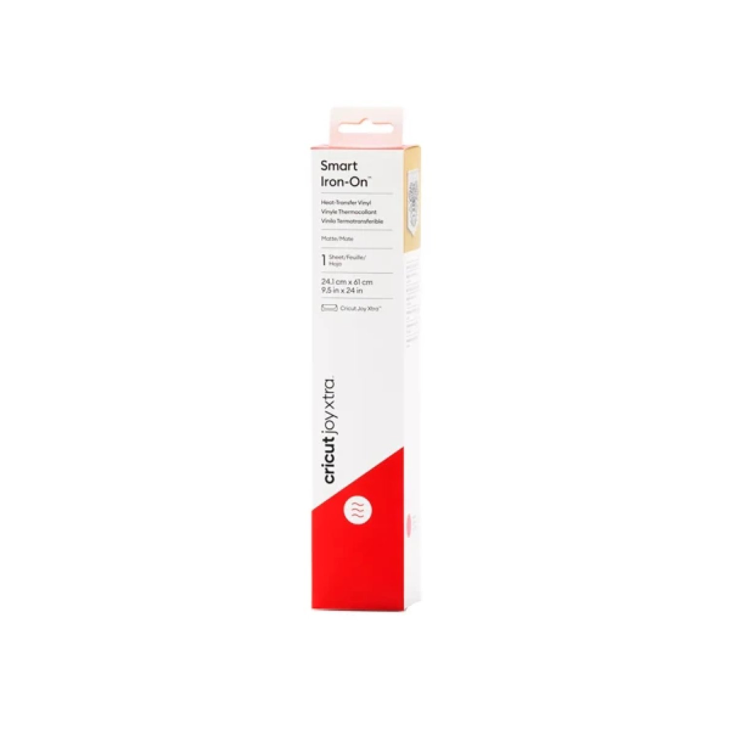 Cricut Smart Iron-On Joy Xtra · 24,1x61 cm · Rojo