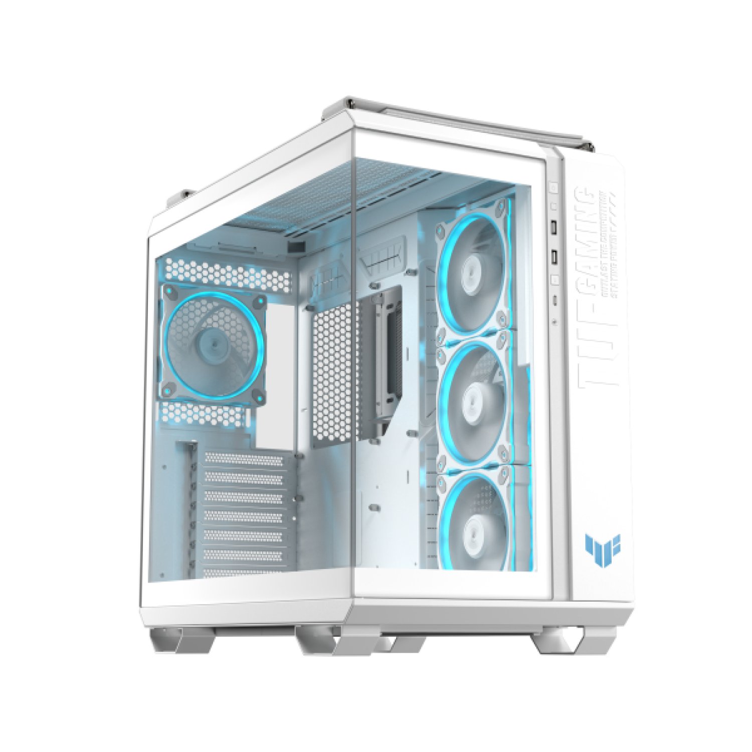 ASUS TUF Gaming GT502 Horizon · Caja Midi Tower · ARGB · Blanco