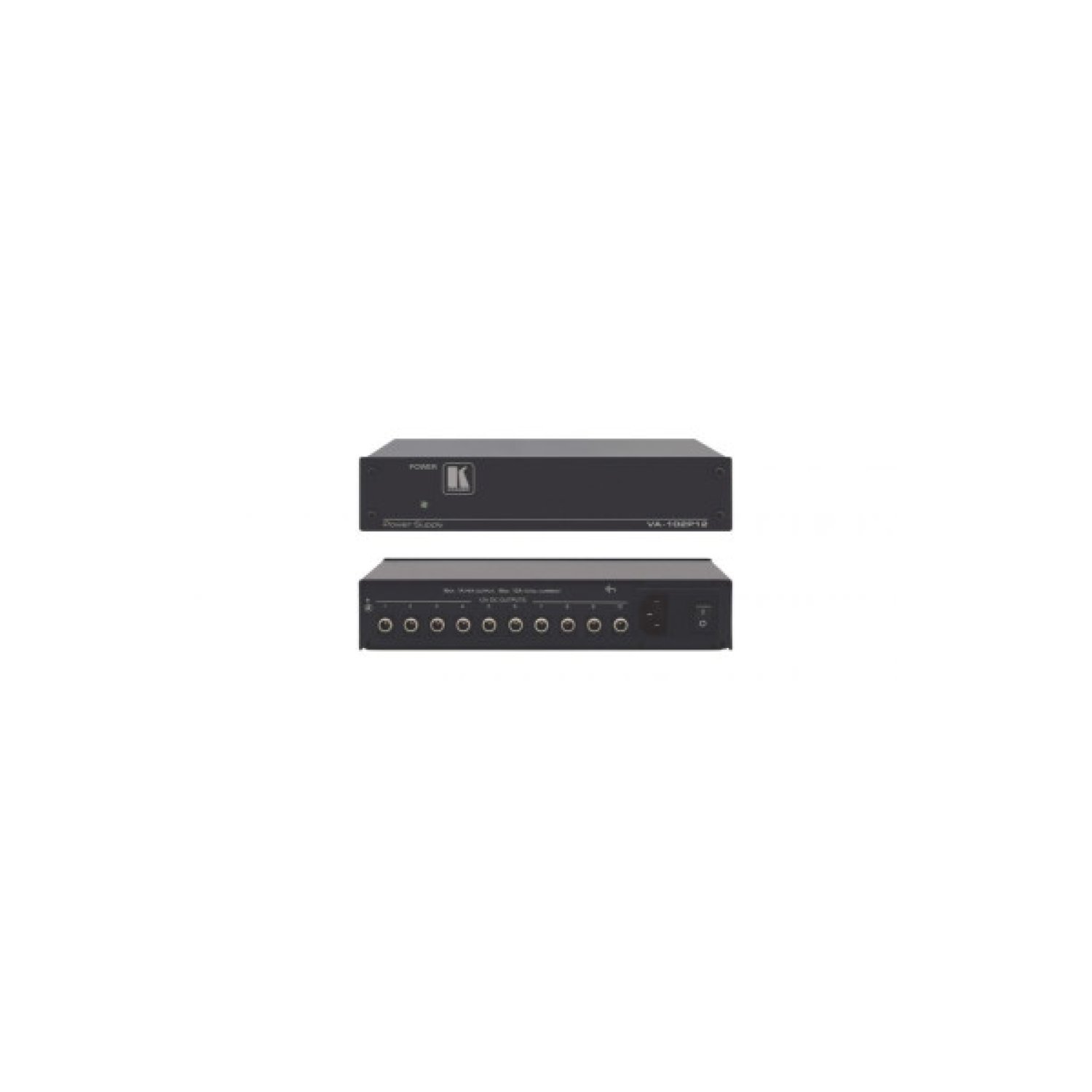 Kramer VA-102P12 · Fuente de Alimentación Universal · 10 Puertos · 12V