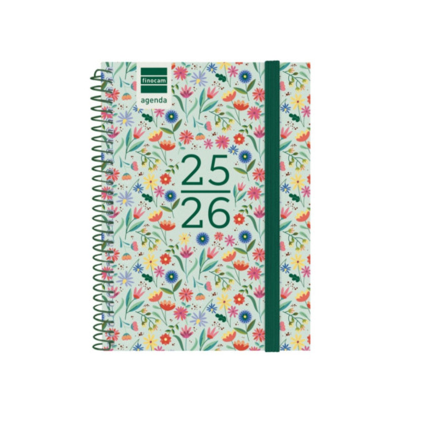 Finocam Fiori+ · Agenda Escolar 2025-2026 · 8º Secundaria · Semana Vista · 120x164mm