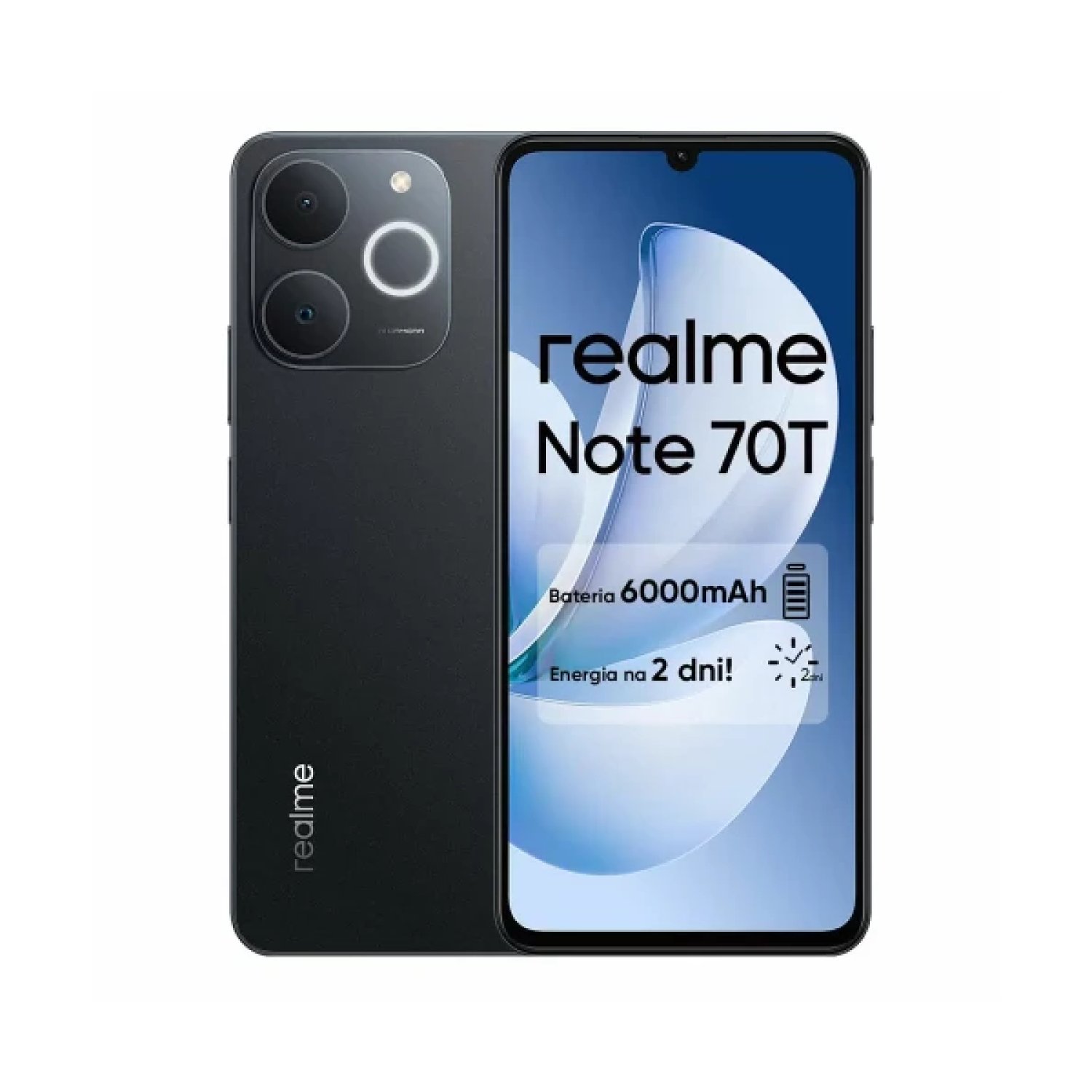 Realme Note 70T · 128GB · 4GB RAM · Obsidian Black