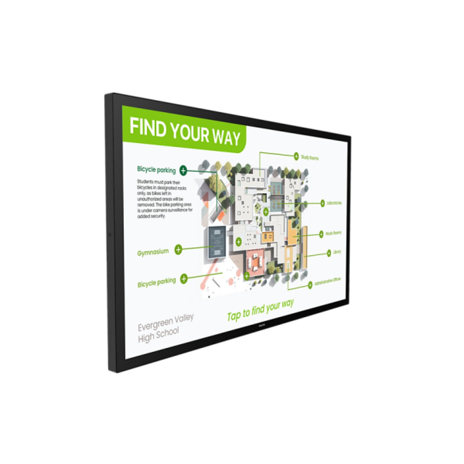 Philips 3000 Series · 55" · Panel Táctil Interactivo · 4K Ultra HD · 450 cd/m² · WiFi · Android