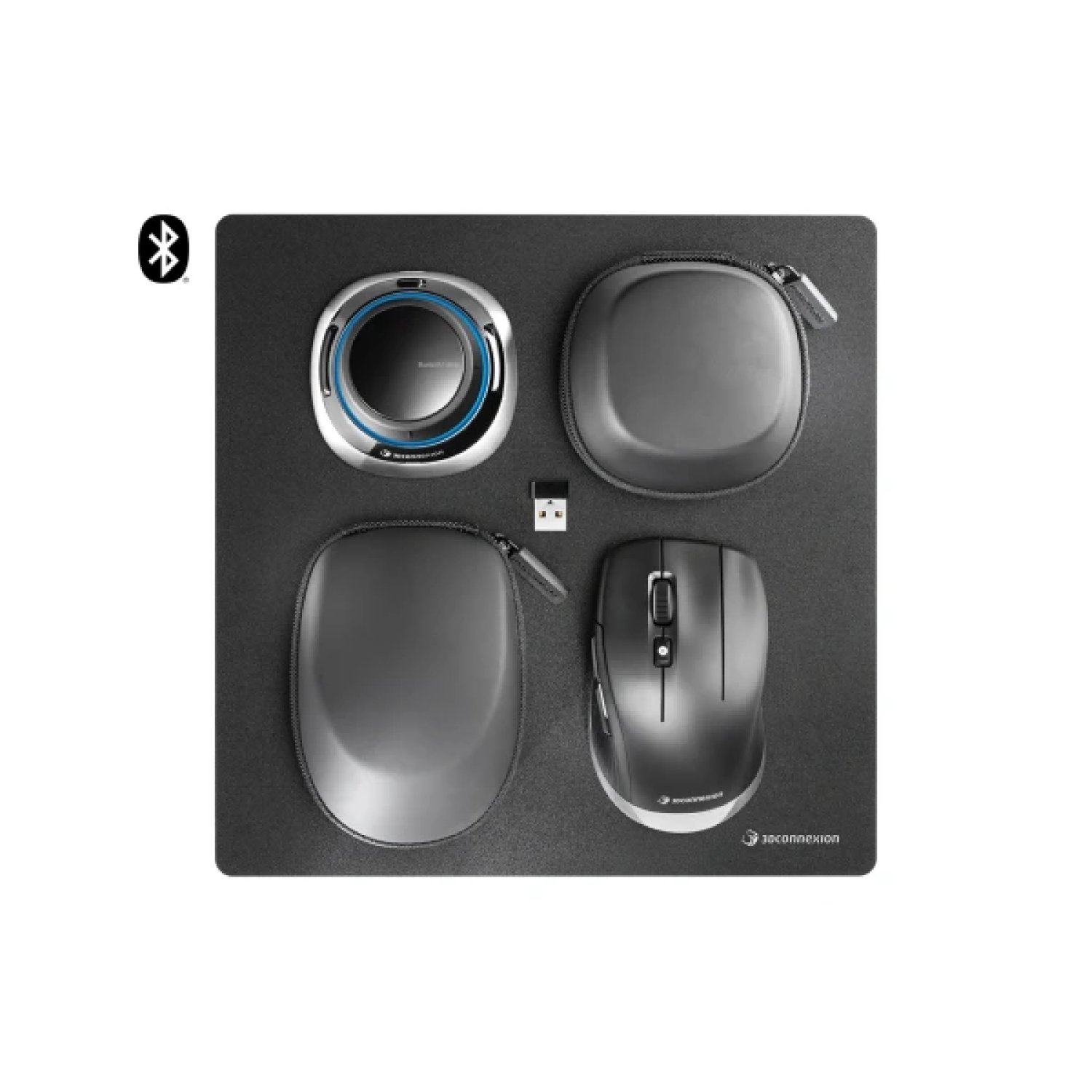 3Dconnexion SpaceMouse Wireless Kit 2 · Ratón 3D · RF Wireless + Bluetooth · USB Type-A
