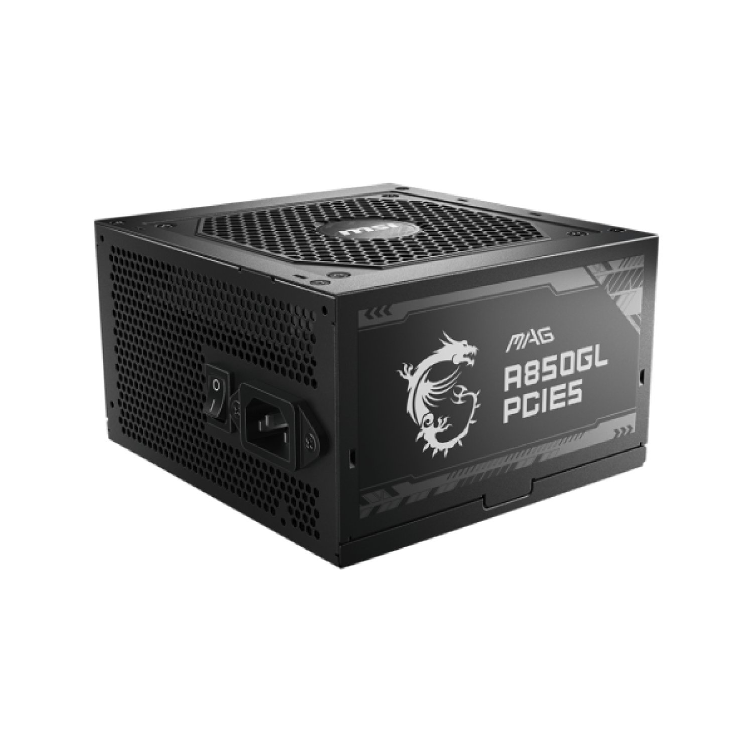 MSI MAG A850GL PCIe5 · Fuente 850W · 20+4 pin ATX · Modular · Negro