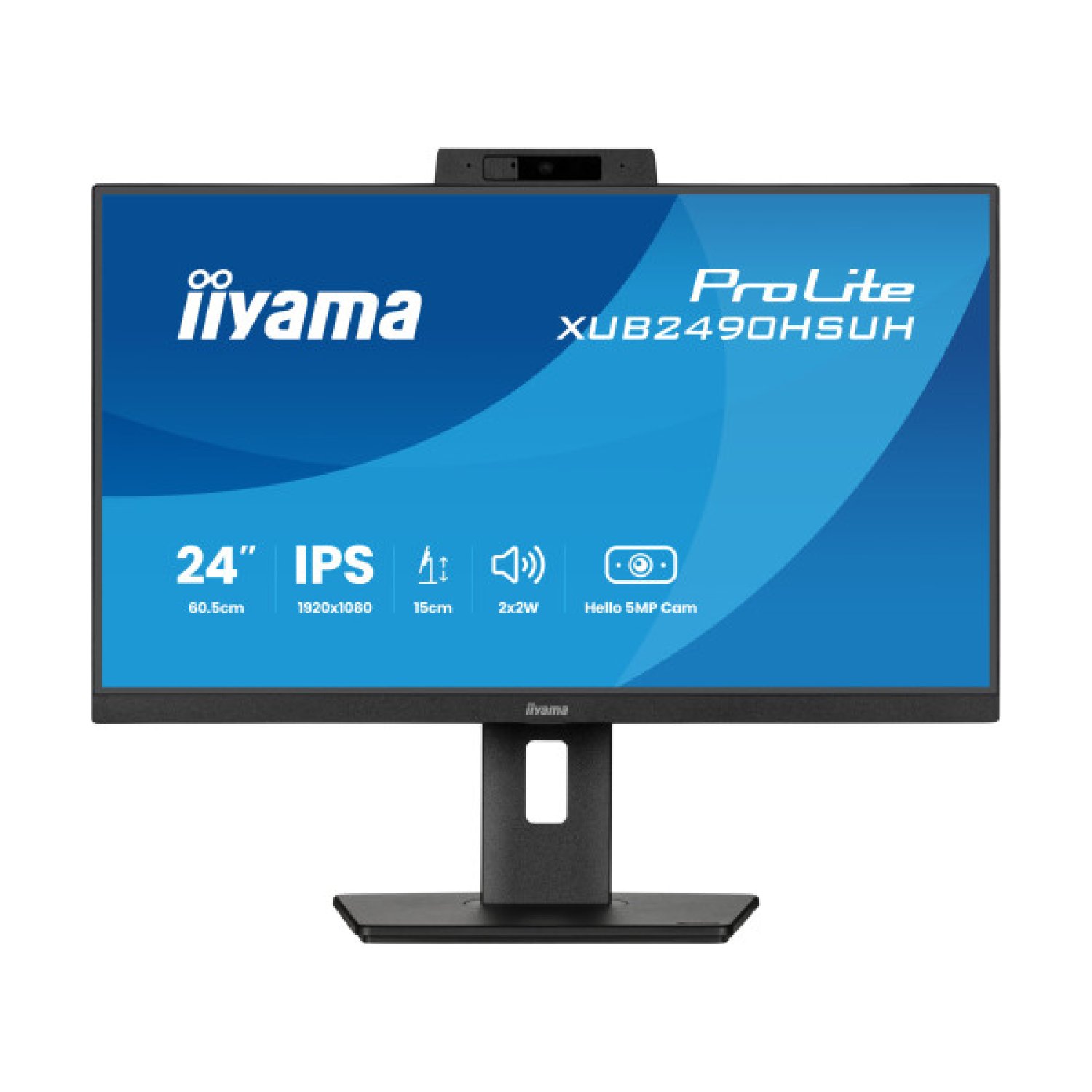 Iiyama XUB2490HSUH-B2 · 24" FHD · 75Hz · 1ms · Pivotante · USB · DisplayPort
