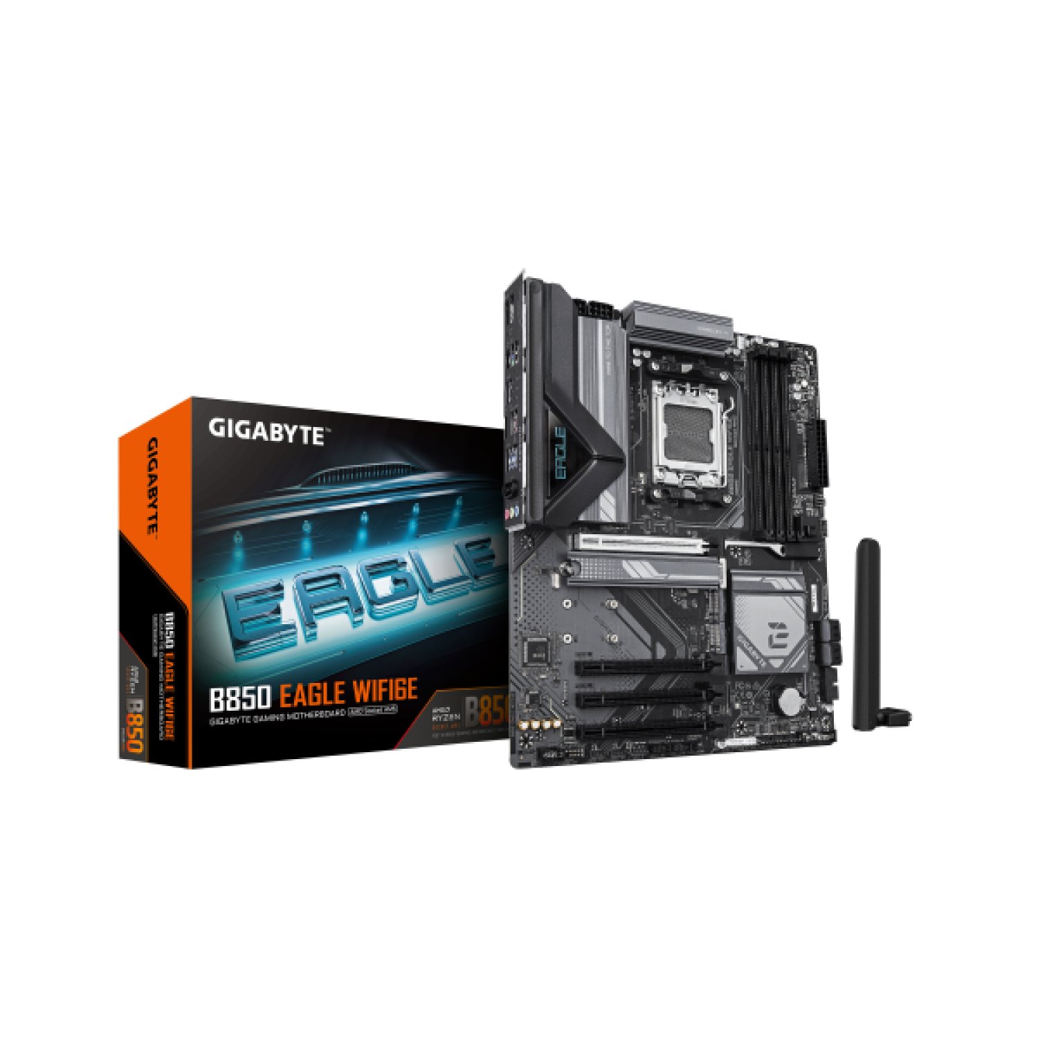 Gigabyte B850 Eagle WiFi6E · Placa Base AMD Ryzen 9000 · DDR5 8200MHz · PCIe 5.0