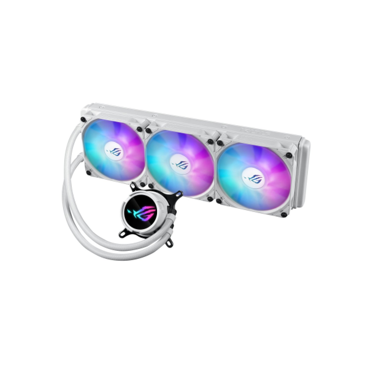 ASUS ROG Strix LC III 360 ARGB · Refrigeración Líquida · 3x120mm · Blanco