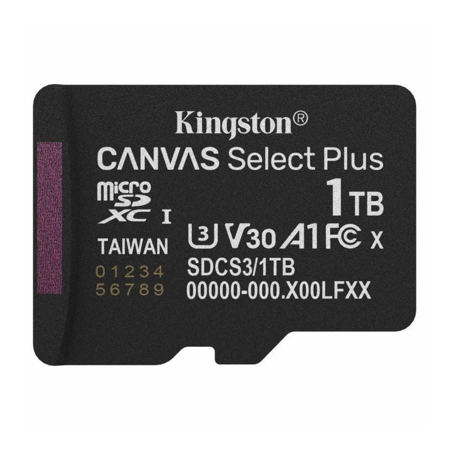 Kingston Canvas Select Plus · microSDXC 1TB · 150 MB/s · A1 · Gen3