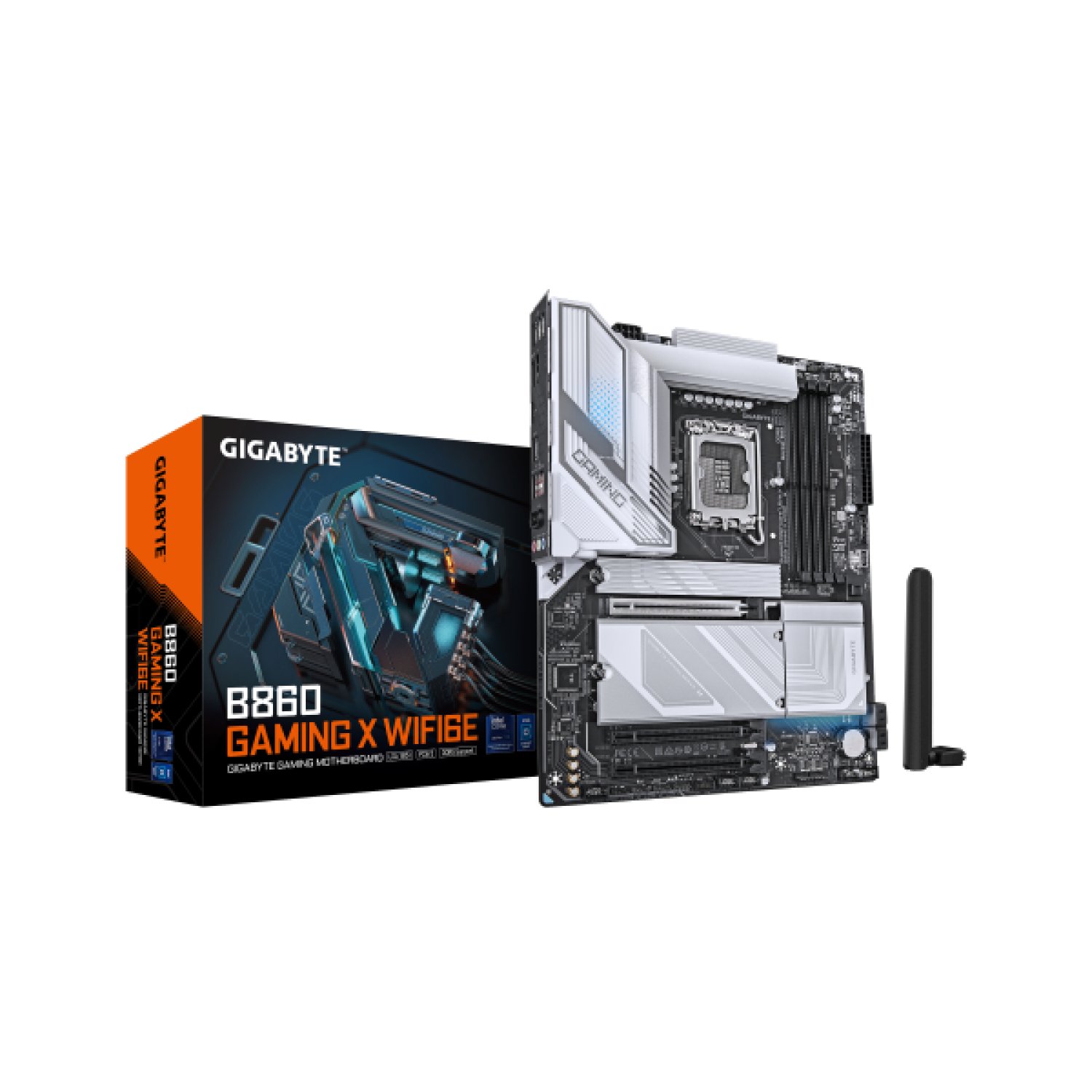 Gigabyte B860 Gaming X WiFi6E · Placa Base Intel · DDR5 9066MHz · PCIe 5.0 · WiFi 6E · USB4