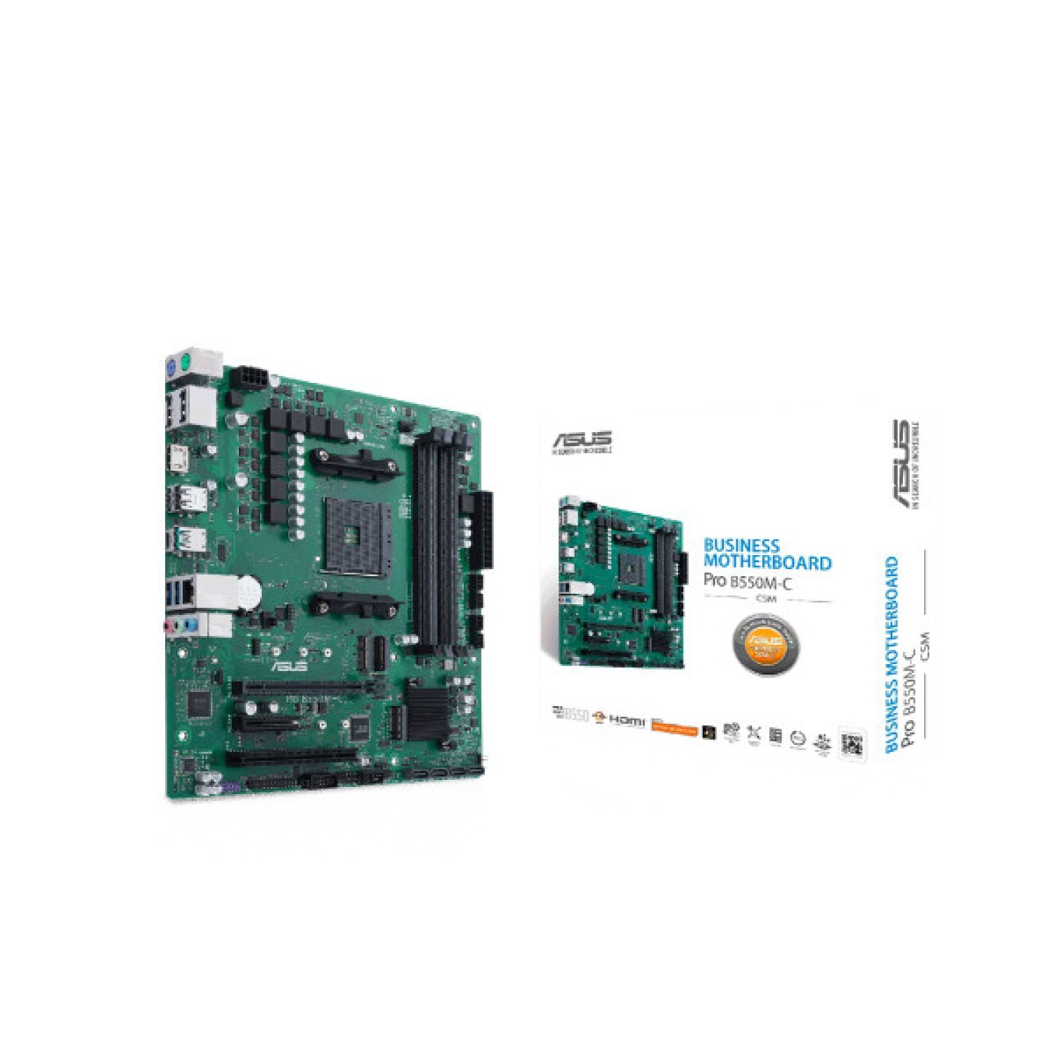 ASUS Pro B550M-C/CSM · AMD B550 · Socket AM4 · Micro ATX