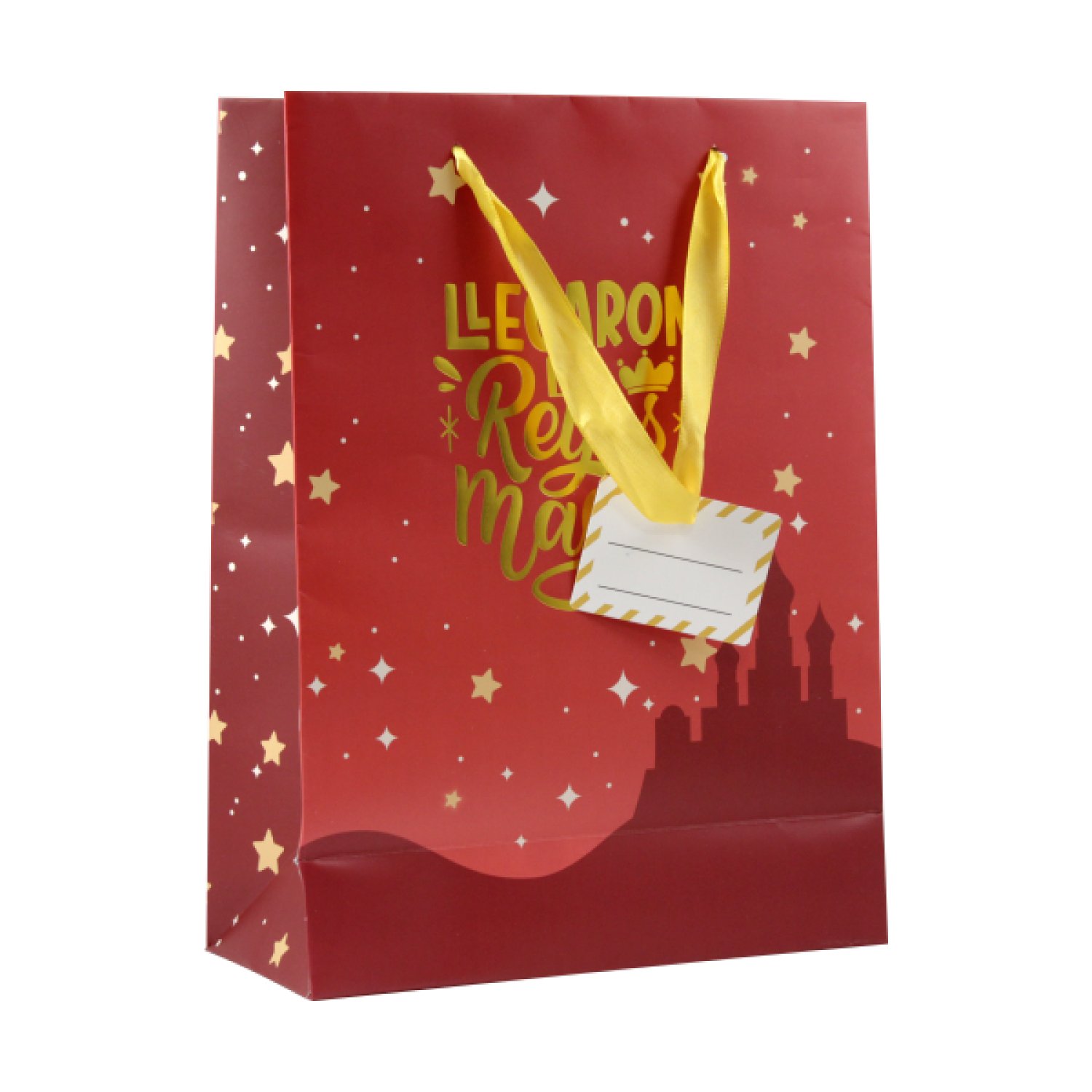 Bismark · Bolsa Papel Reyes Magos · Tamaño S · 24x10x32 cm · Con Tarjeta Colgante