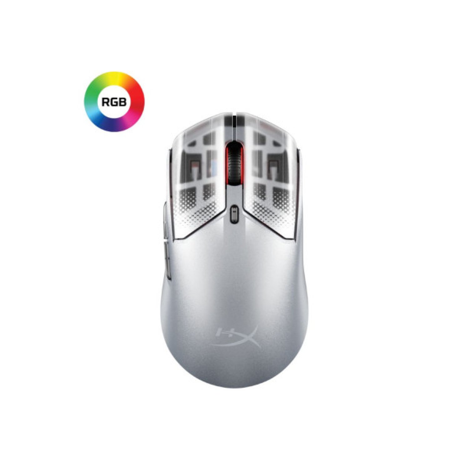 HyperX Pulsefire Haste 2 S · Ratón Gaming Inalámbrico · Plateado