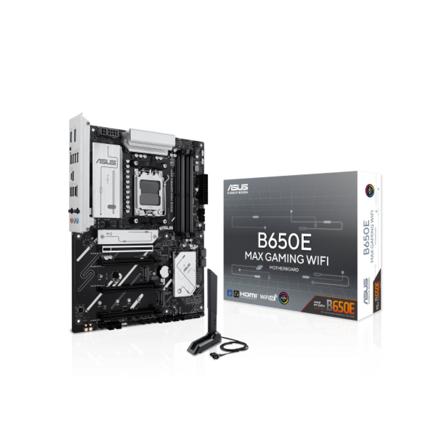 ASUS B650E MAX GAMING WIFI · AMD Ryzen AM5 · ATX · PCIe 5.0 · WiFi 6E