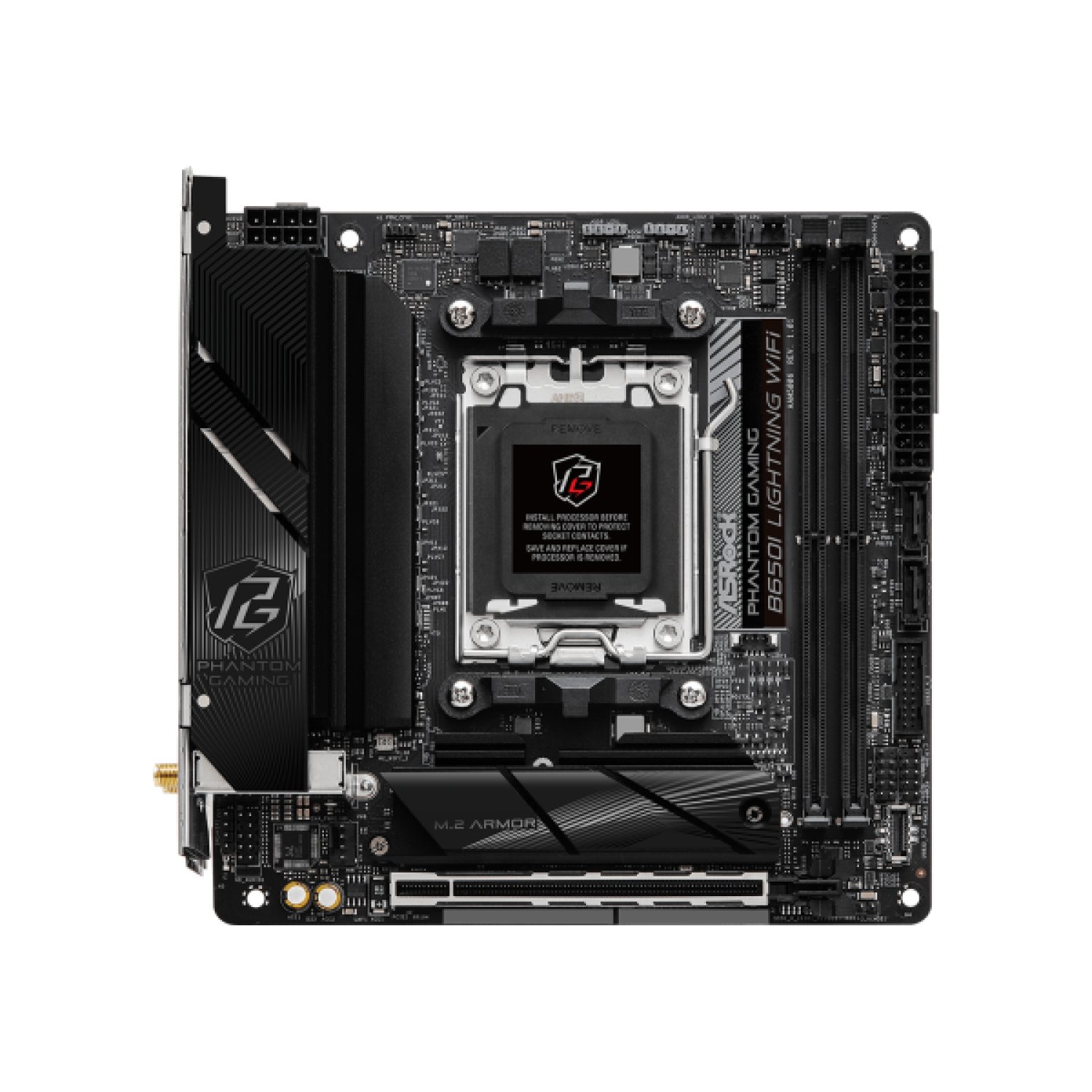 ASRock B650I Lightning WiFi · Socket AM5 · Mini ITX · AMD B650