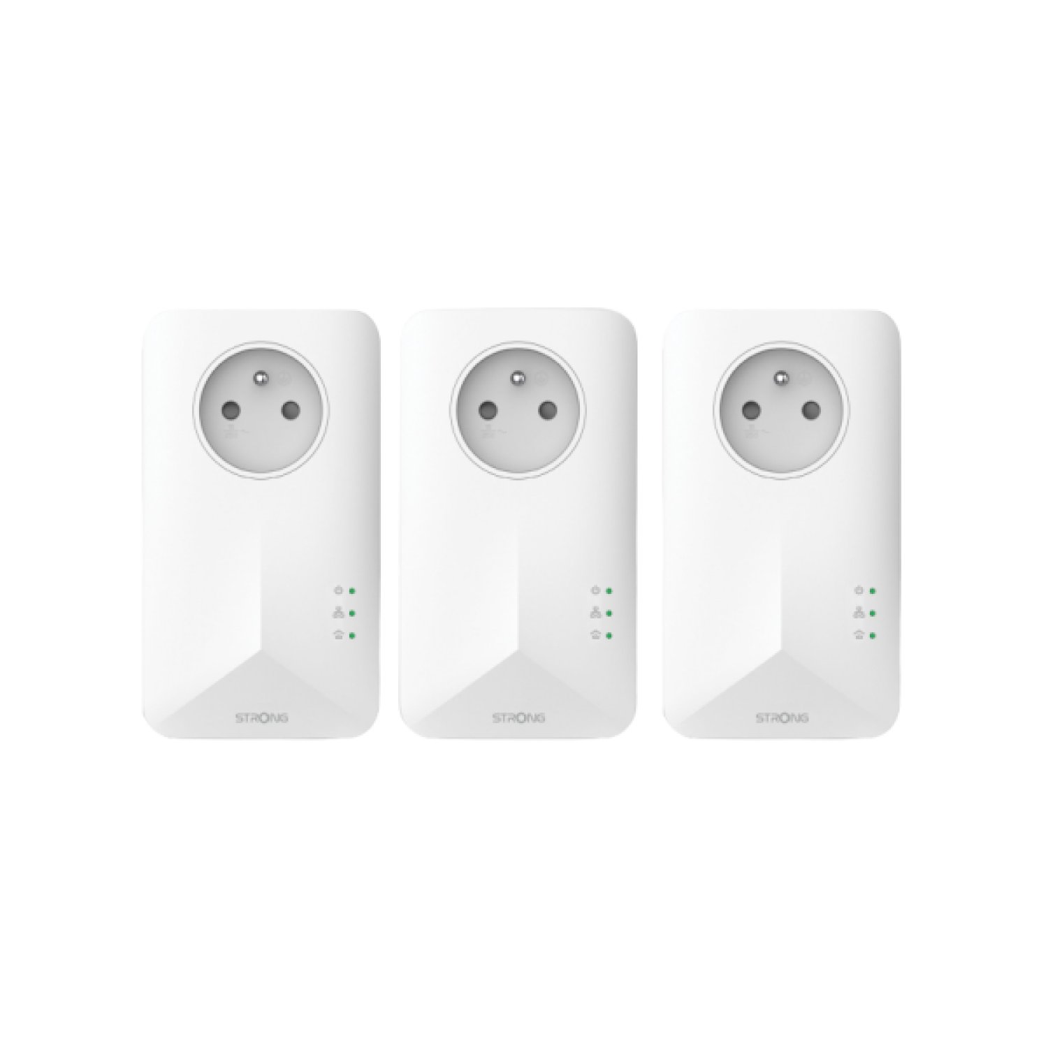 Strong Powerline 1000 · 1000 Mbit/s · Ethernet · Blanco · Pack 3 unidades