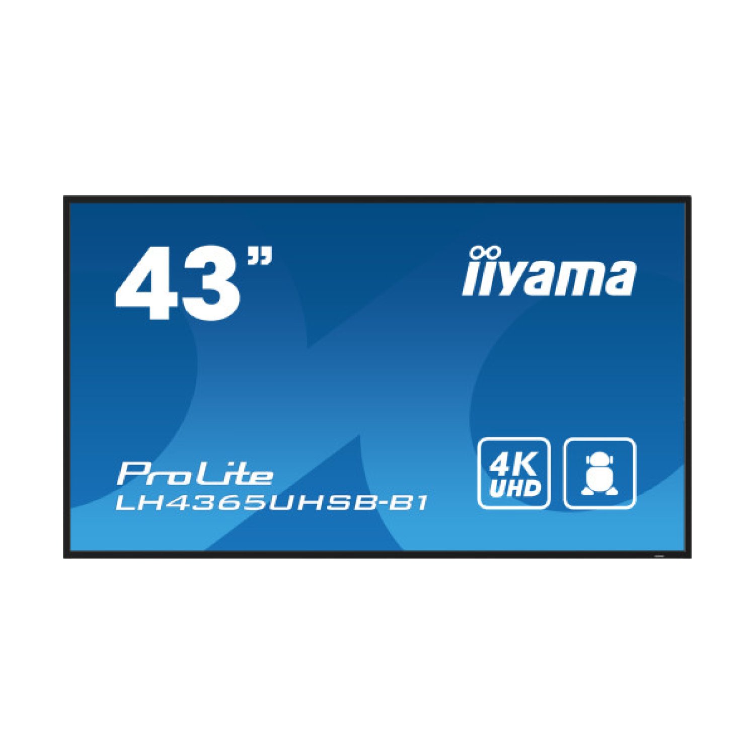 Iiyama · Monitor Profesional 43" UHD · Panel IPS · WiFi · LAN · Android 11 · 24/7