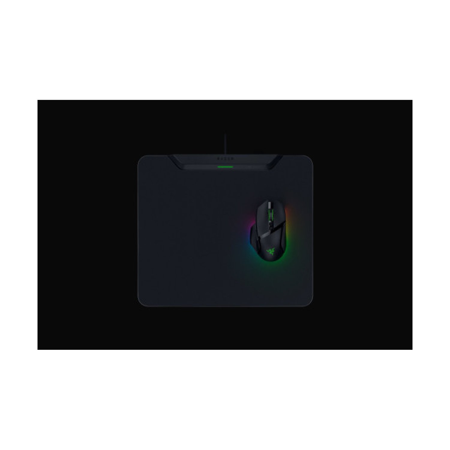 Razer HyperFlux V2 · Alfombrilla Gaming · Carga Inalámbrica · Negro