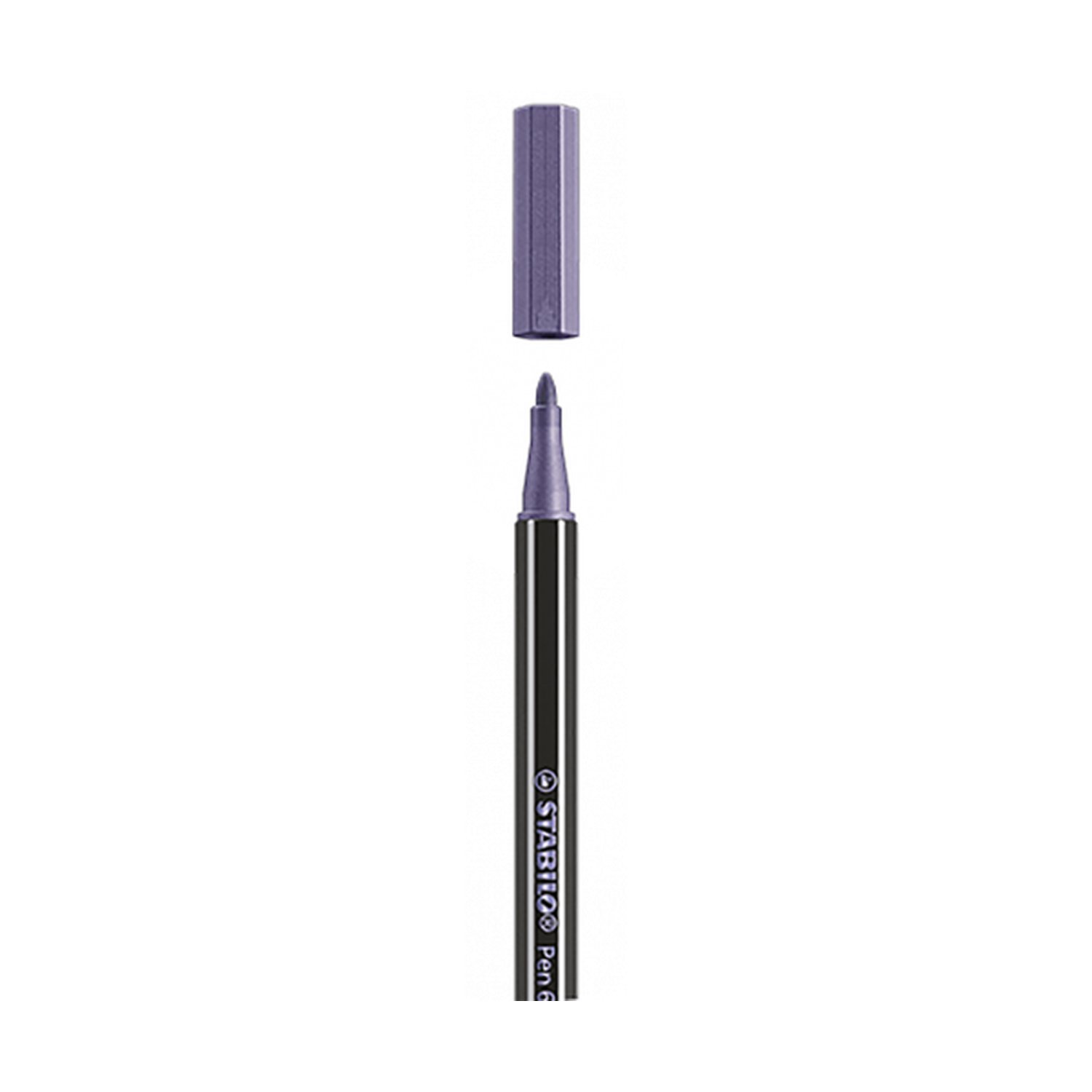 ROTULADOR PUNTA 1,4 MM PEN 68 METALLIC VIOLETA STABILO 68/855 (10 Uds)