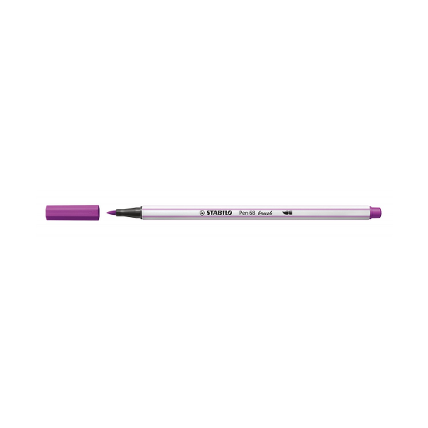 ROTULADOR PUNTA FIBRA PINCEL PEN 68 BRUSH LILA STABILO 568/58 (10 Uds)