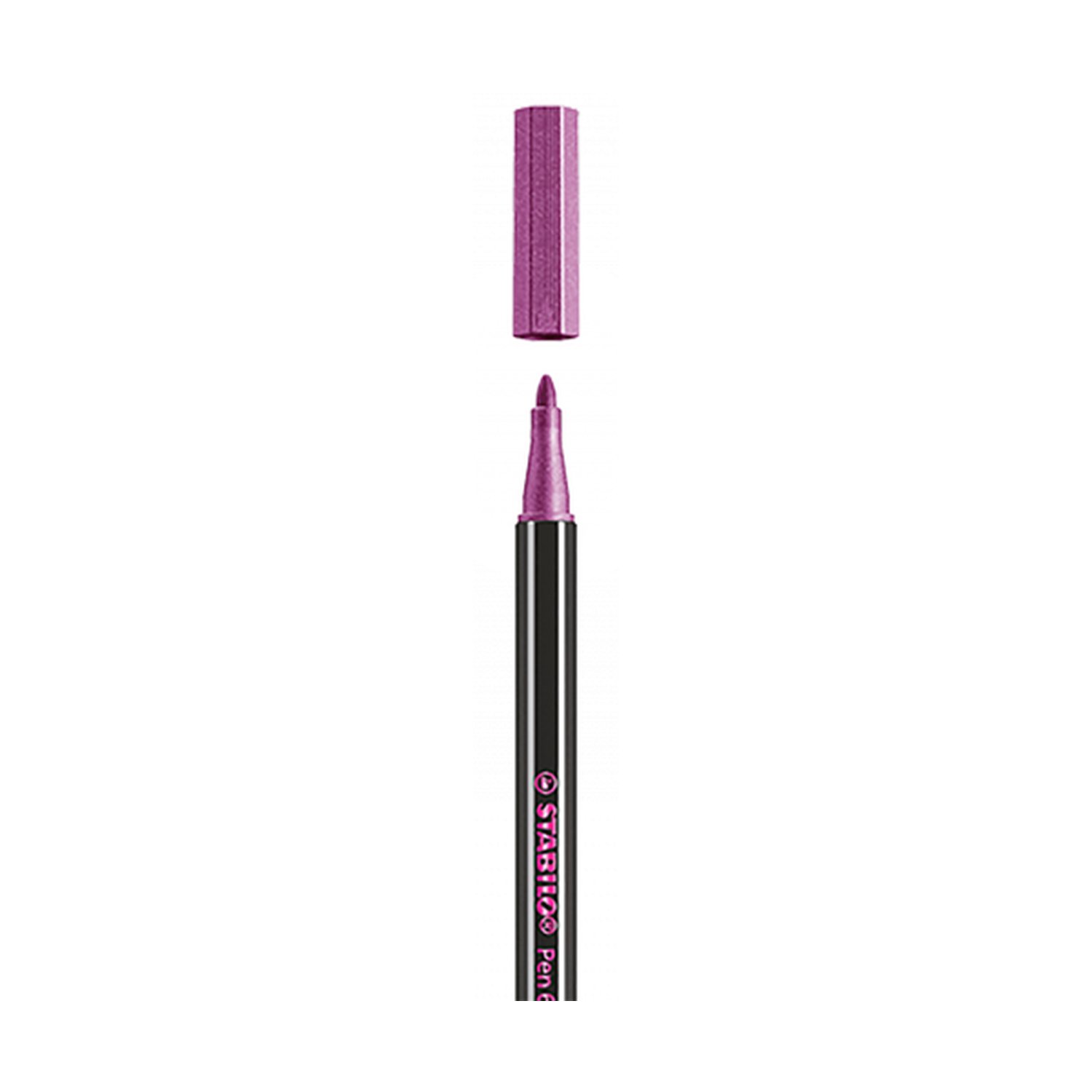 ROTULADOR PUNTA 1,4 MM PEN 68 METALLIC ROSA STABILO 68/856 (10 Uds)